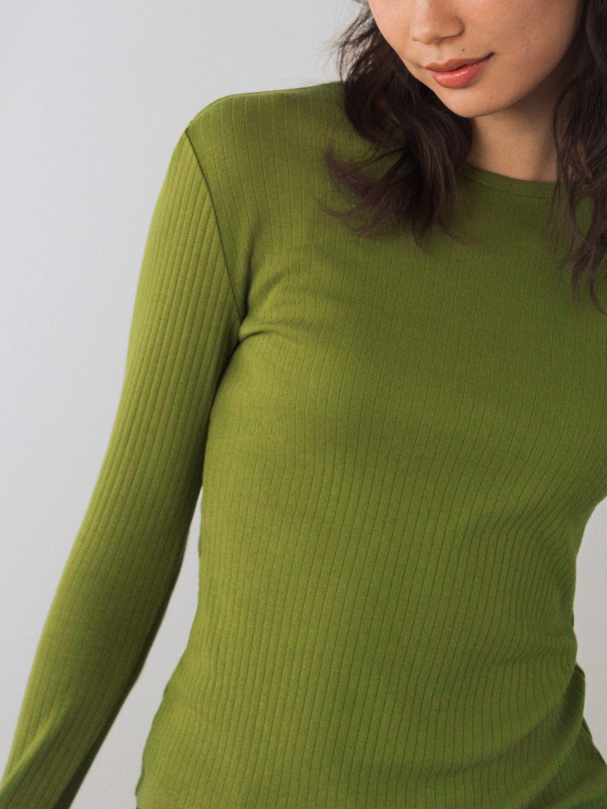 HONEST BASICS T-Shirt Geripptes Langarm Shirt aus Bio- und recycelter Baumwolle – Bild 4 von 4