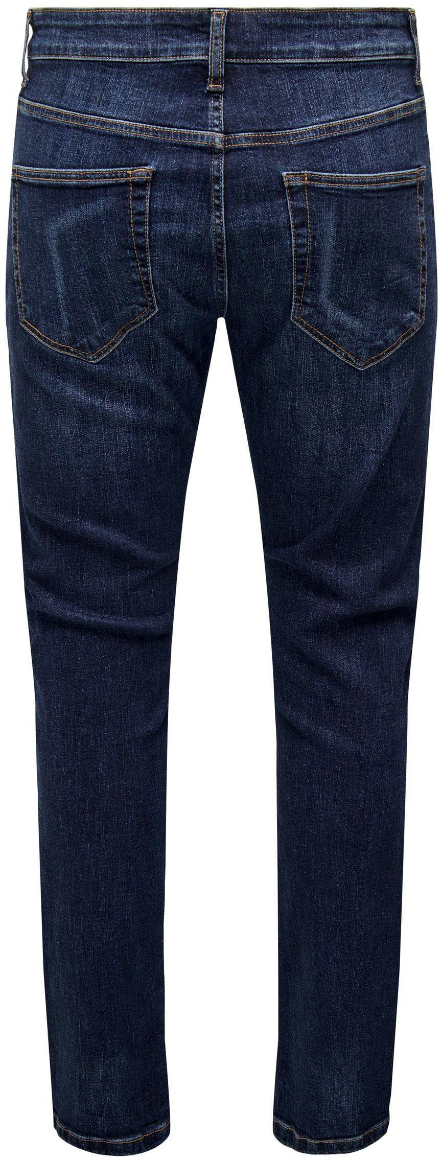 & REG.DK. ONLY NOOS 6752 JEANS Straight-Jeans SONS BLUE DNM ONSWEFT