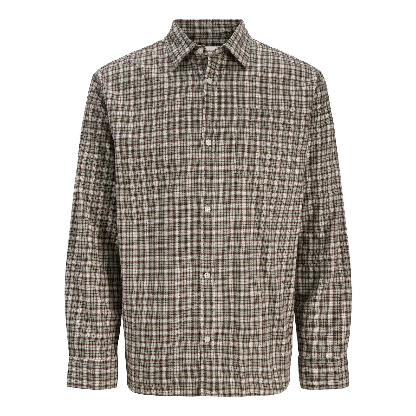 Jack & Jones Flanellhemd JORJAMES Flannel Check Shirt LS mit klassischem Karomuster