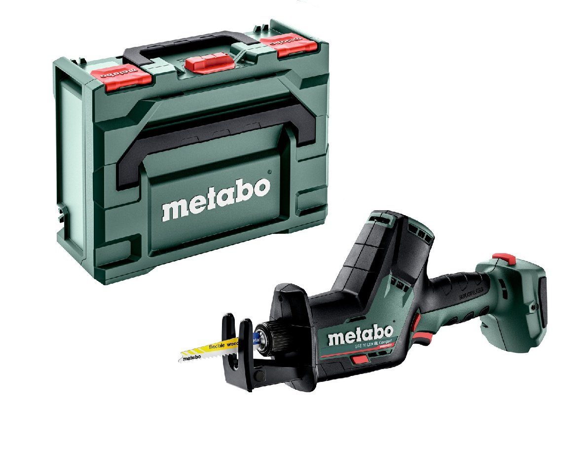 metabo Akku-Säbelsäge SSE 18 LTX BL COMPACT (602366840), ohne Akku und Ladegerät