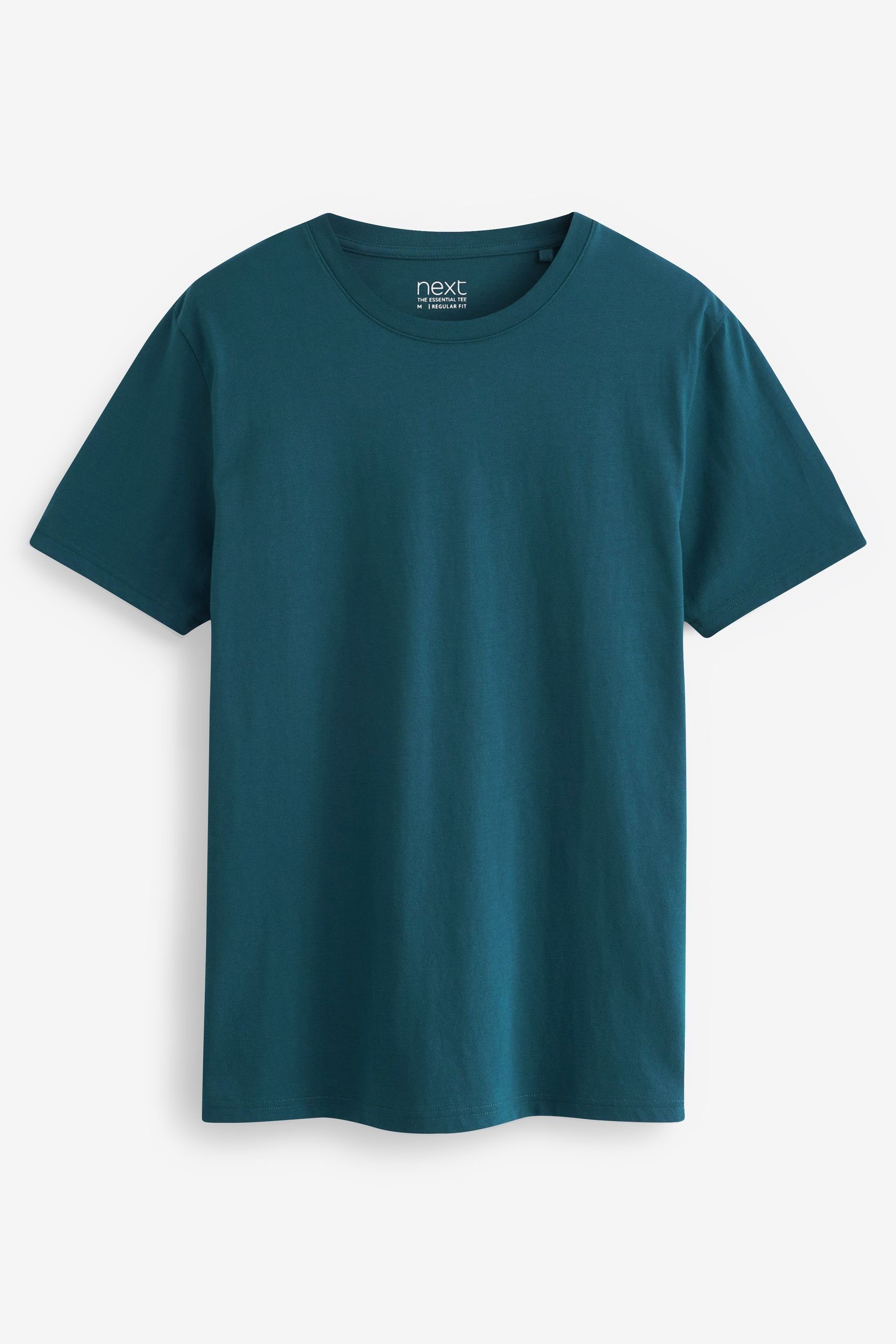 Next T-Shirt 6er-Pack T-Shirts Teal/ Navy/ Burgundy (6-tlg) Green/ White/ Black