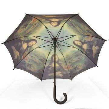 ROSEMARIE SCHULZ Heidelberg Stockregenschirm Stockschirm Regenschirm Kunst Mona Lisa, Mit Motiv