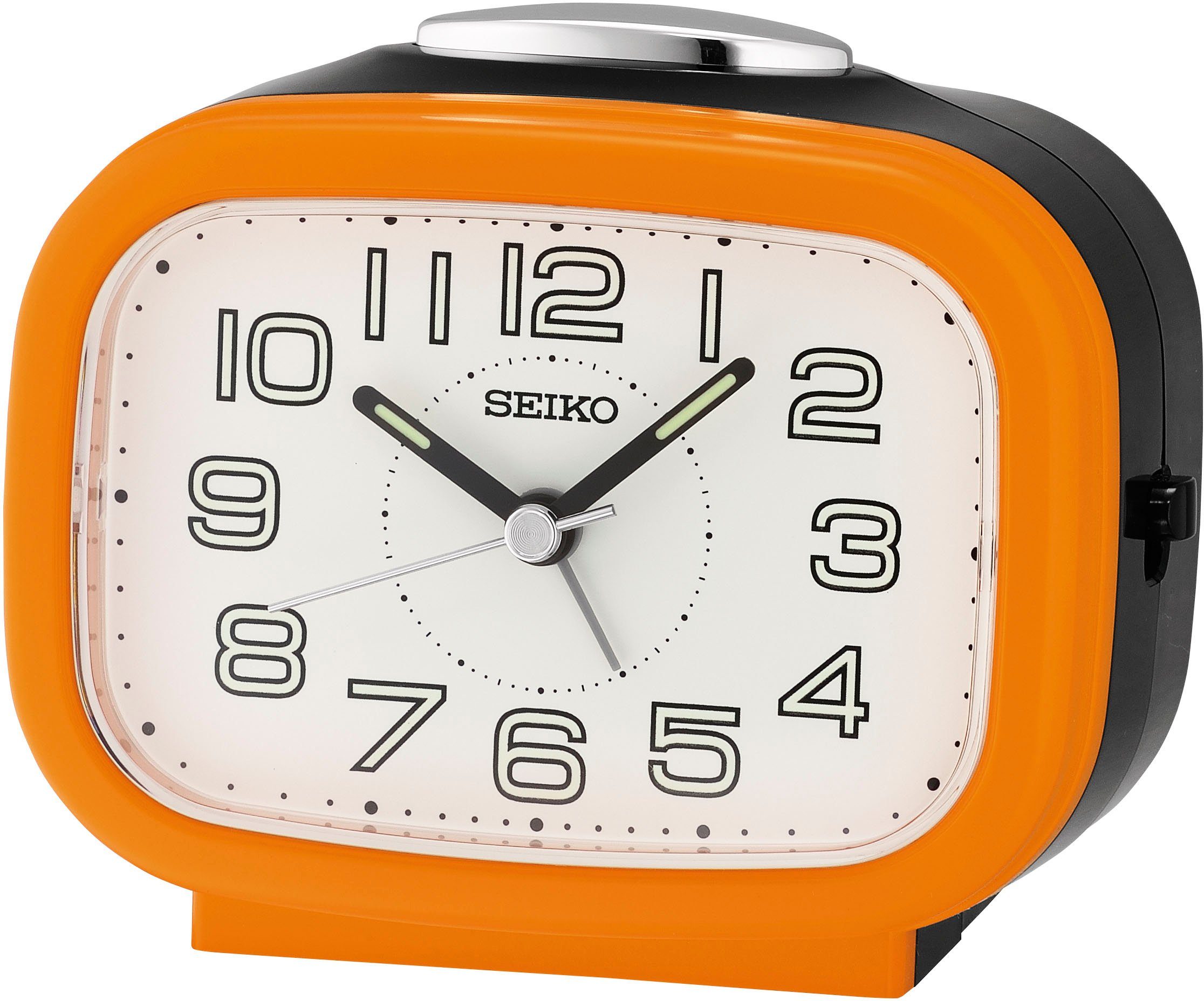Seiko Quarzwecker QHK060E Будильники, Schlafzimmer, Leuchtzeiger, Schlummerfunktion, Beleuchtung