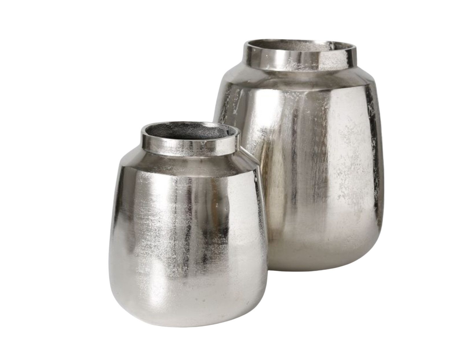 Dekovase Cooper Vase silber 26 cm (1 Stück)