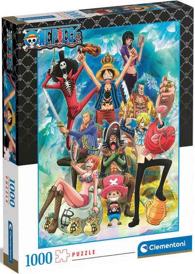 Clementoni® Puzzle Animé Collection, One Piece, 1000 Puzzleteile, Made in Europe; FSC® - schützt Wald - weltweit