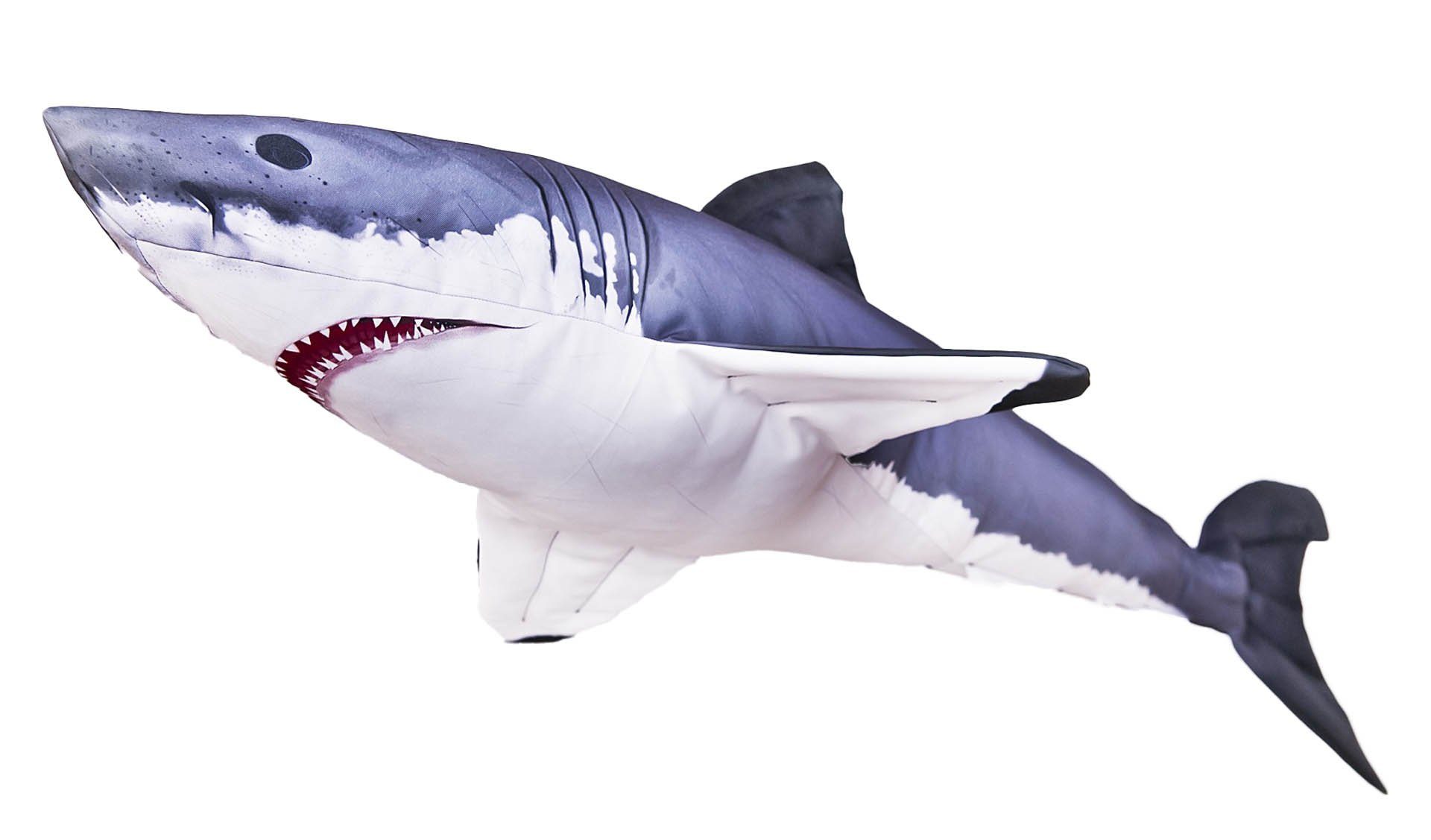 GABY Dekokissen GABY fish pillows - Kissen - Weißer Hai - 120 cm