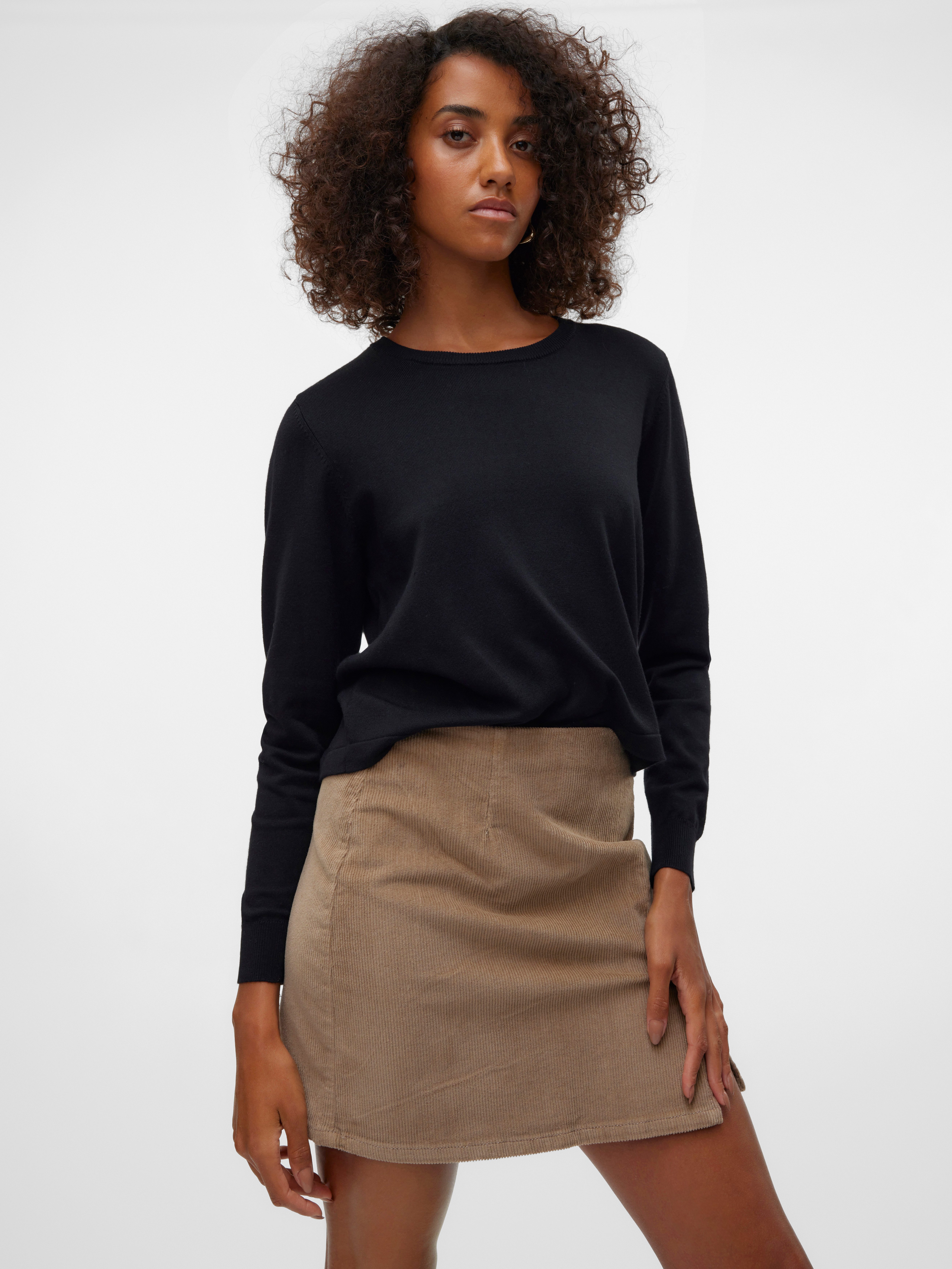Vero Moda Strickpullover VMSILJE LS O-NECK günstig online kaufen