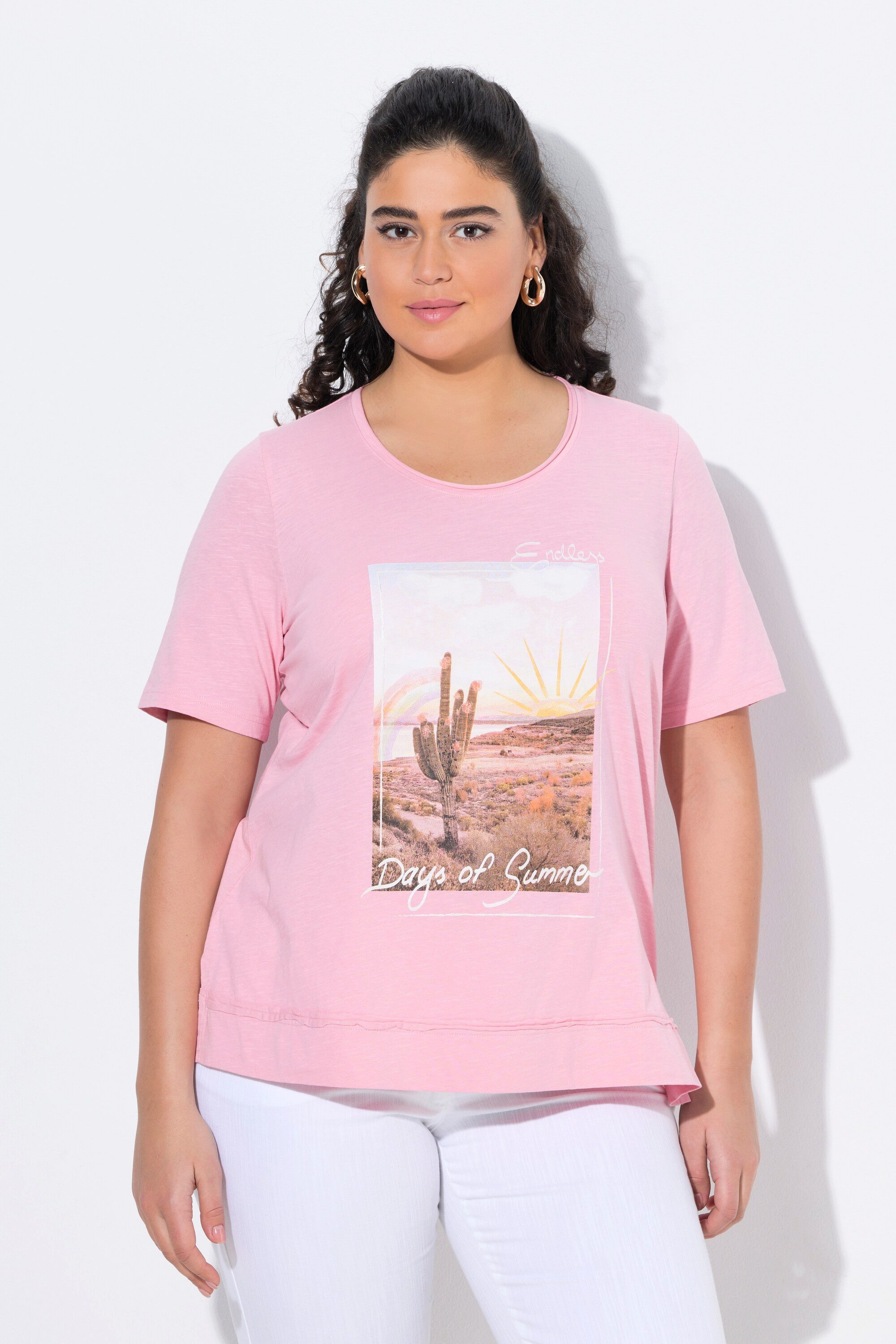 Ulla Popken T-Shirt T-Shirt Kaktus Classic günstig online kaufen