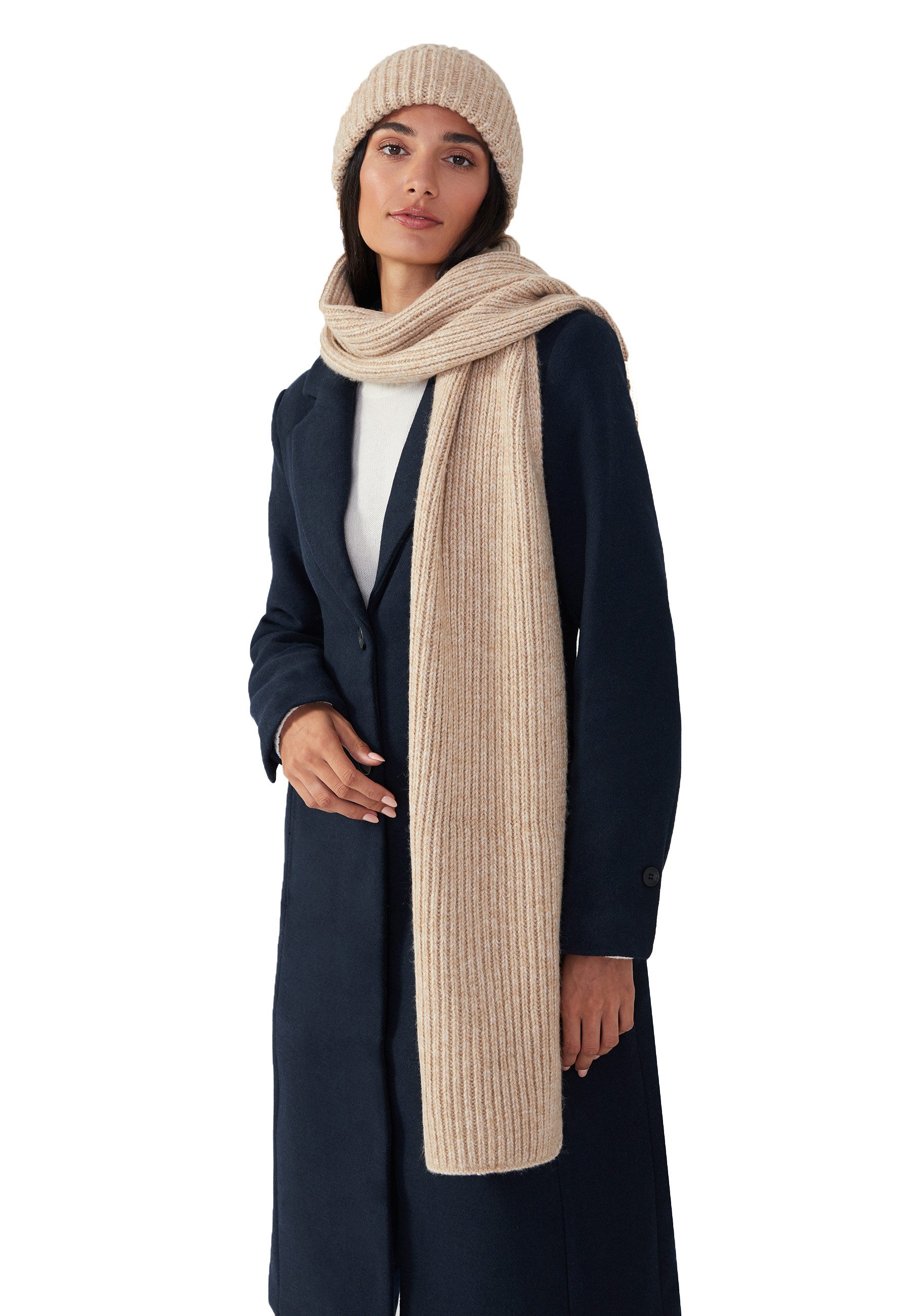 Style & Republic Kaschmirschal Strick-Schal melange, Strick-Schal melange