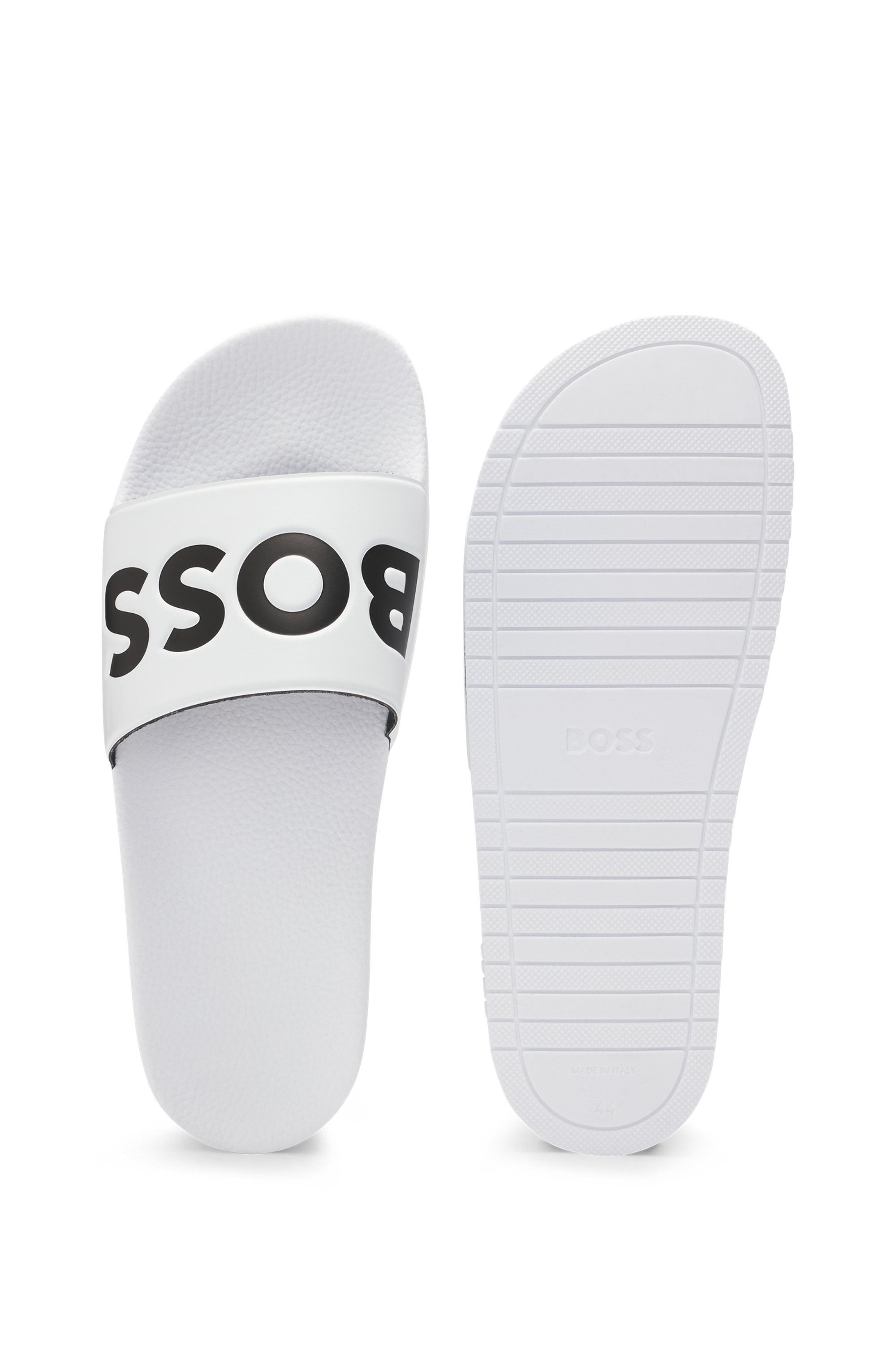 BOSS Aryeh Slid Badepantolette, Poolslides, Schlappen, günstig online kaufen