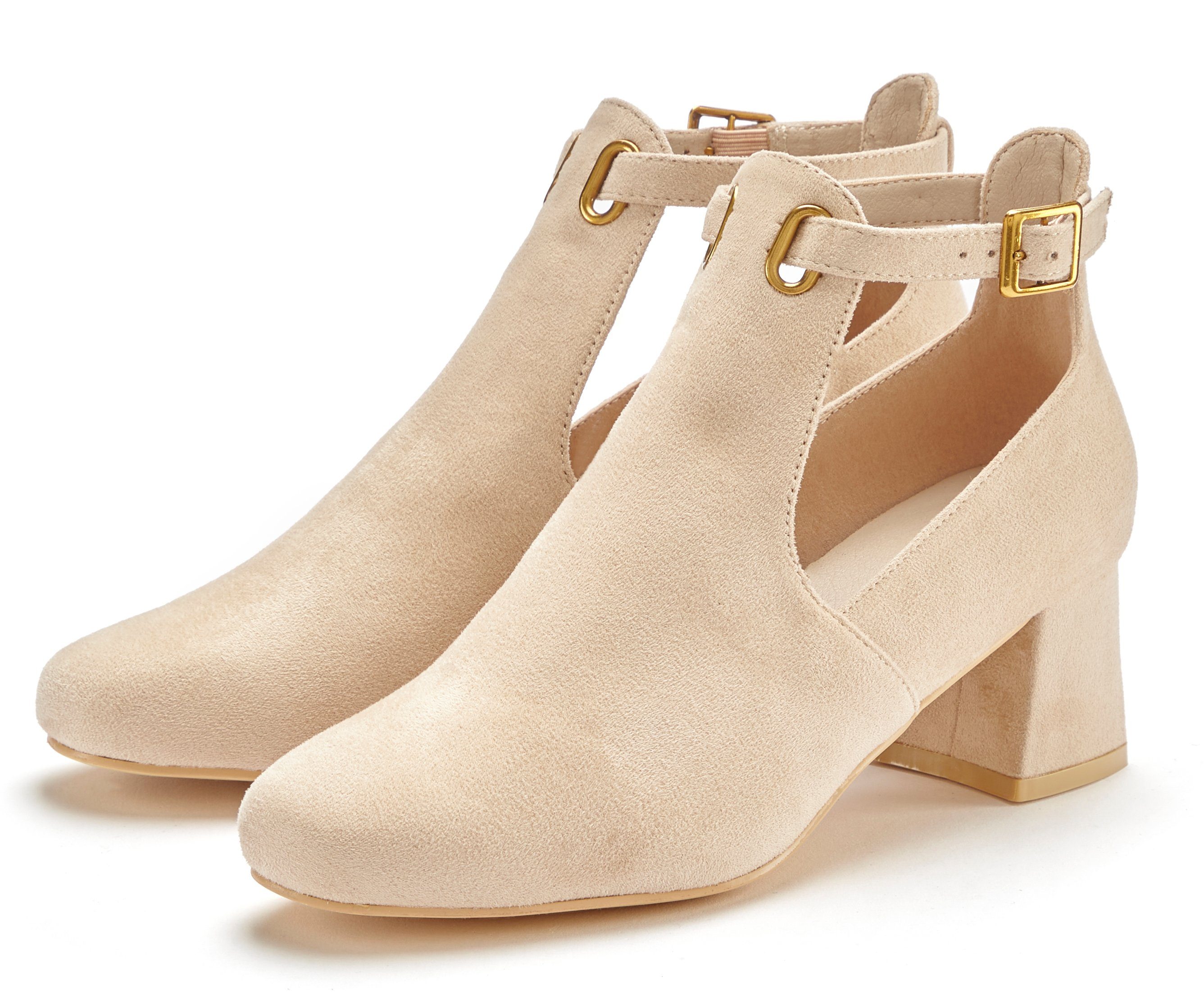LASCANA Stiefelette Stiefel, Boots mit Blockabsatz günstig online kaufen