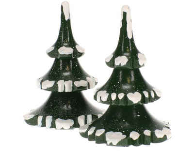 Hubrig Volkskunst GmbH Sammelfigur Hubrig Winterkinder 2er Set Winterbaum klein - 6cm