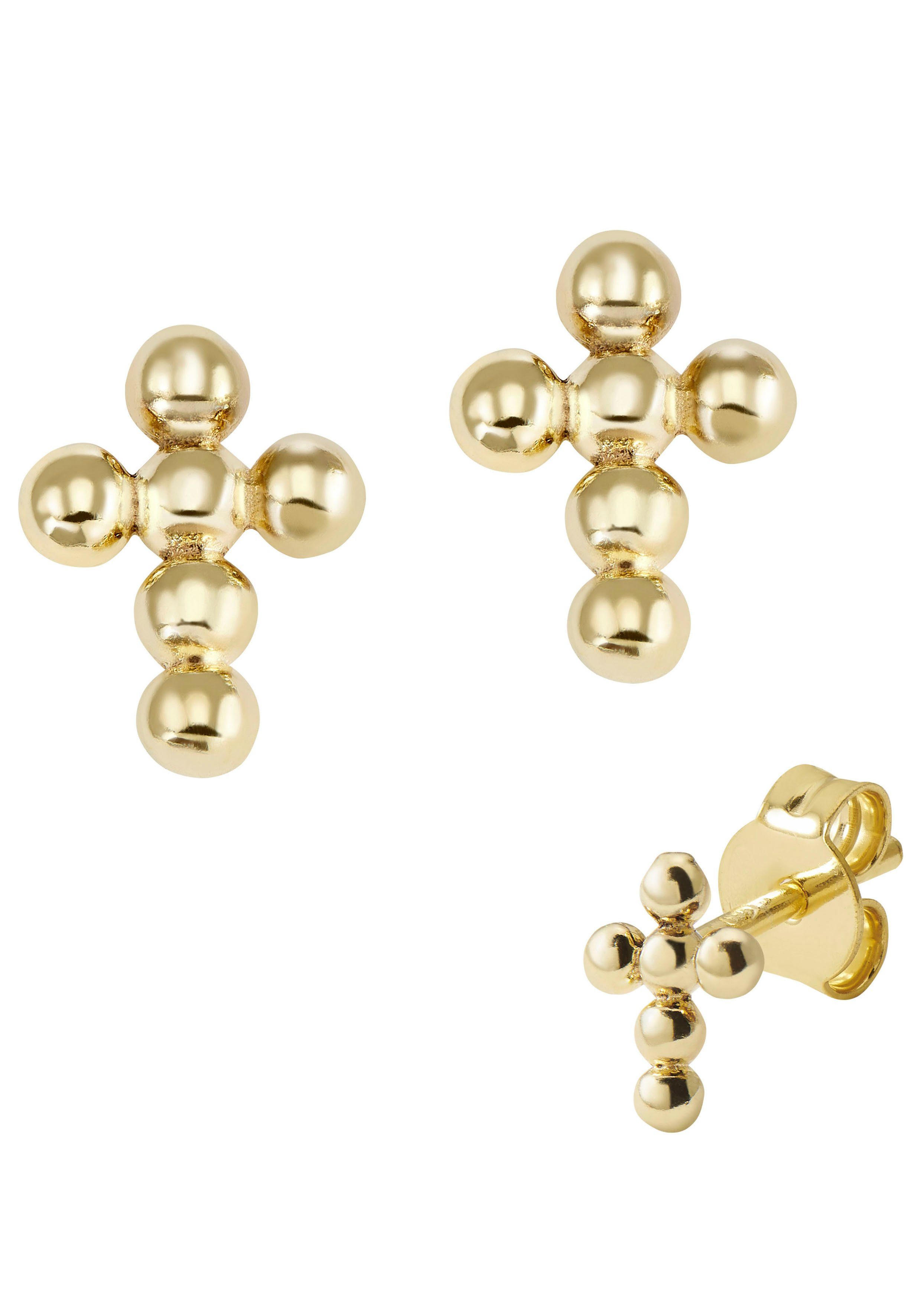Anden Opal 9 Karat Gold Andralok Kulturperle Ohrring Ohrstecker/Ohrringe/Größe 4 Einzelner Ohrring Gold