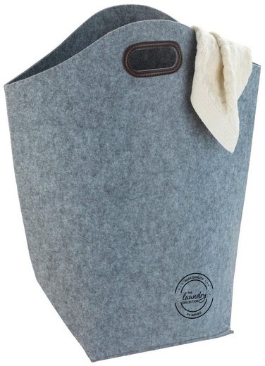 WENKO Wäschekorb »Filz«, BxTxH: 45x25x60 cm, 42 Liter online kaufen | OTTO