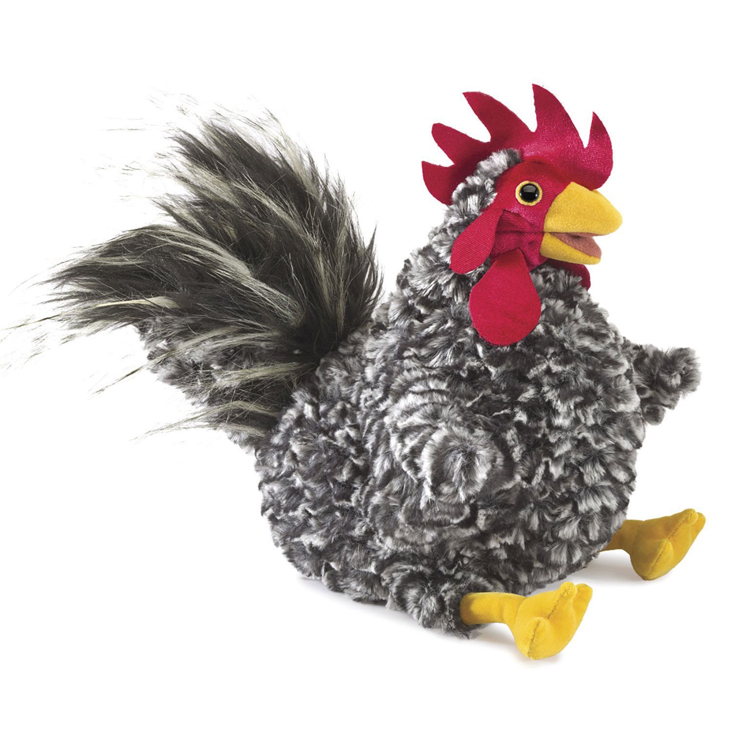 Folkmanis Панч и Джуди Handpuppe Folkmanis Handpuppe 30 cm Rooster / Hahn 3189 Huhn Hühner Gockel (Packung)