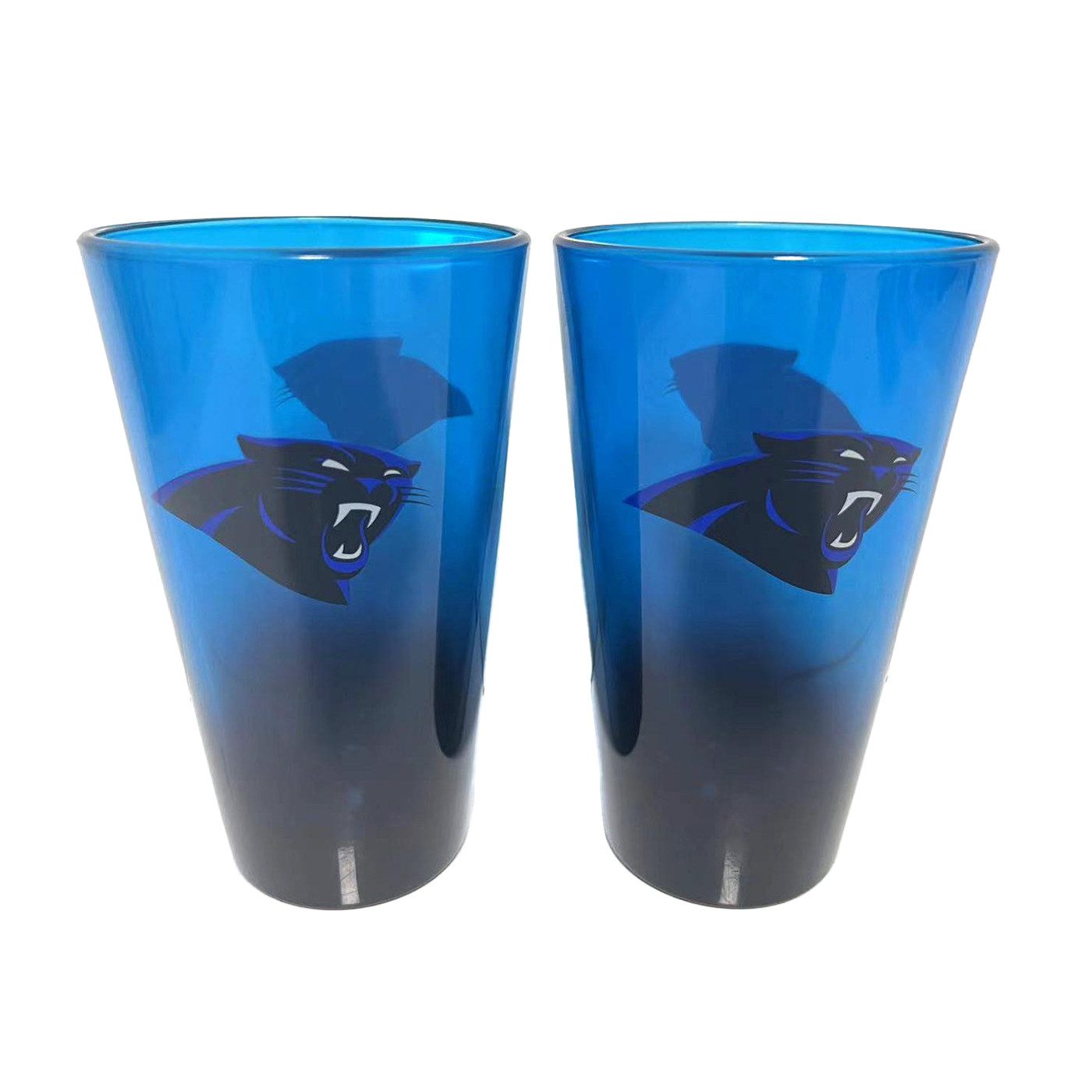 Carolina Panthers Glas Carolina Panthers Pint Glass 2er-Set, Glas