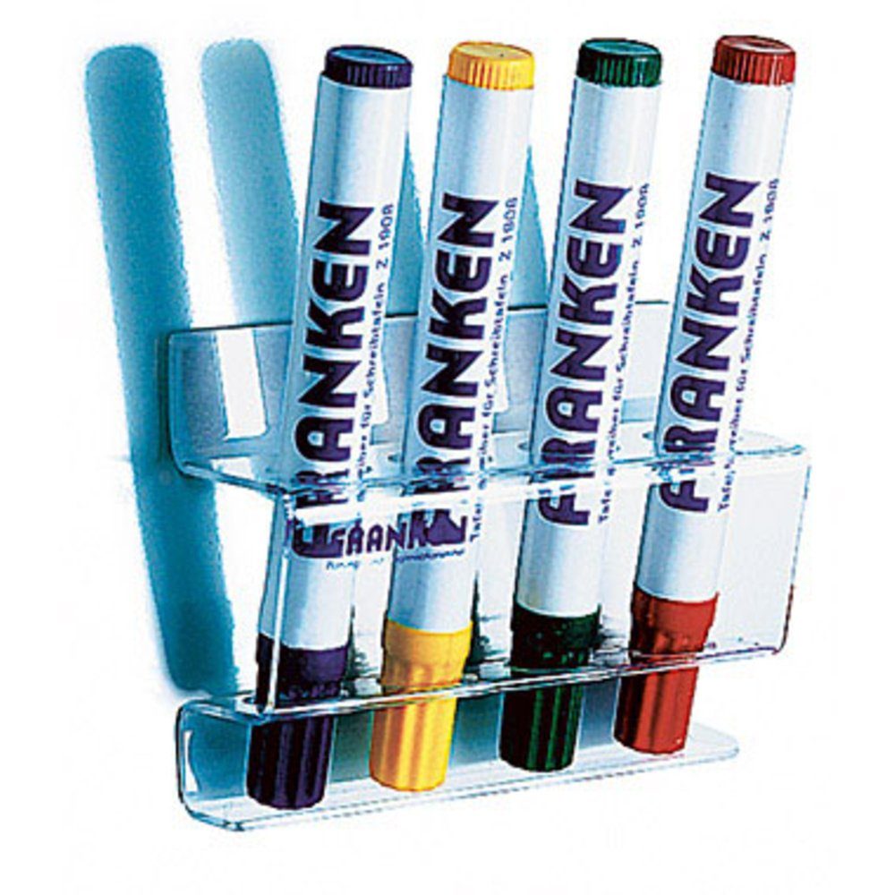 FRANKEN Magnettafel Franken Stiftehalter magnetisch Transparent Z1981