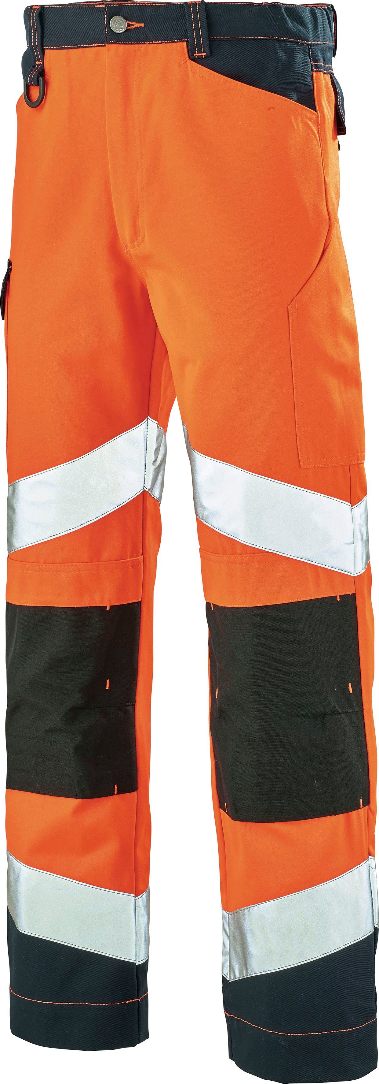 Cepovett Arbeitshose Unisex Warnschutz "Fluo Tech" (EN ISO 20471:2013 & EN ISO 13688:2013) reflektierend, verstärkte Knie