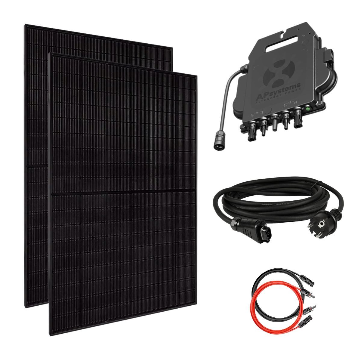 Thumbnail - MyVoltaics Balkonkraftwerk MyBasic XXL Balkonkraftwerk 1000+ Watt, 1000 W, bifaziale Module (bis zu +30% mehr Modulleist...