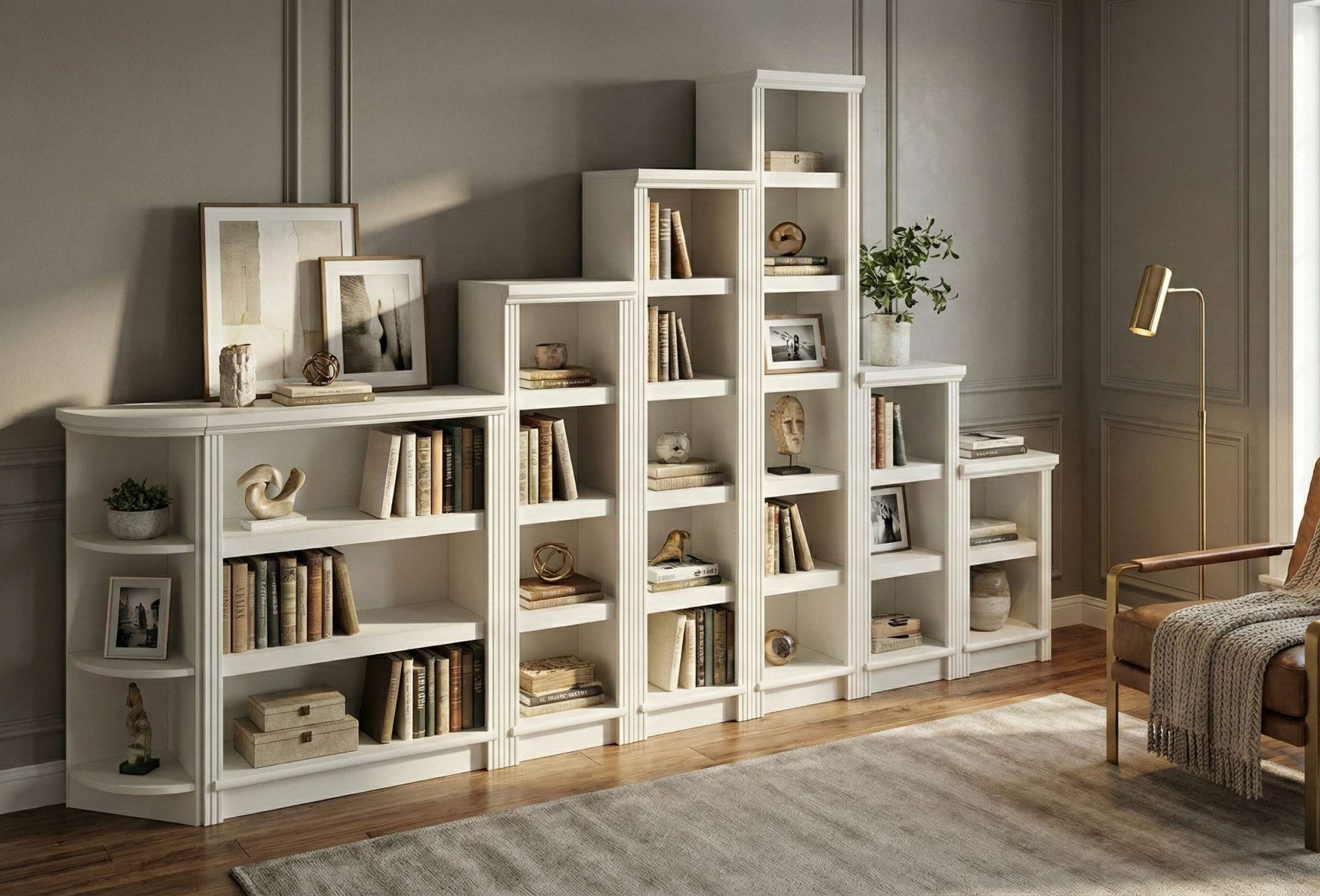 OTTO home Standregal Riga Bücherregal Regal Breite/Tiefe 40/29 cm, aus massiver Kiefer, FSC®-zertifiziert
