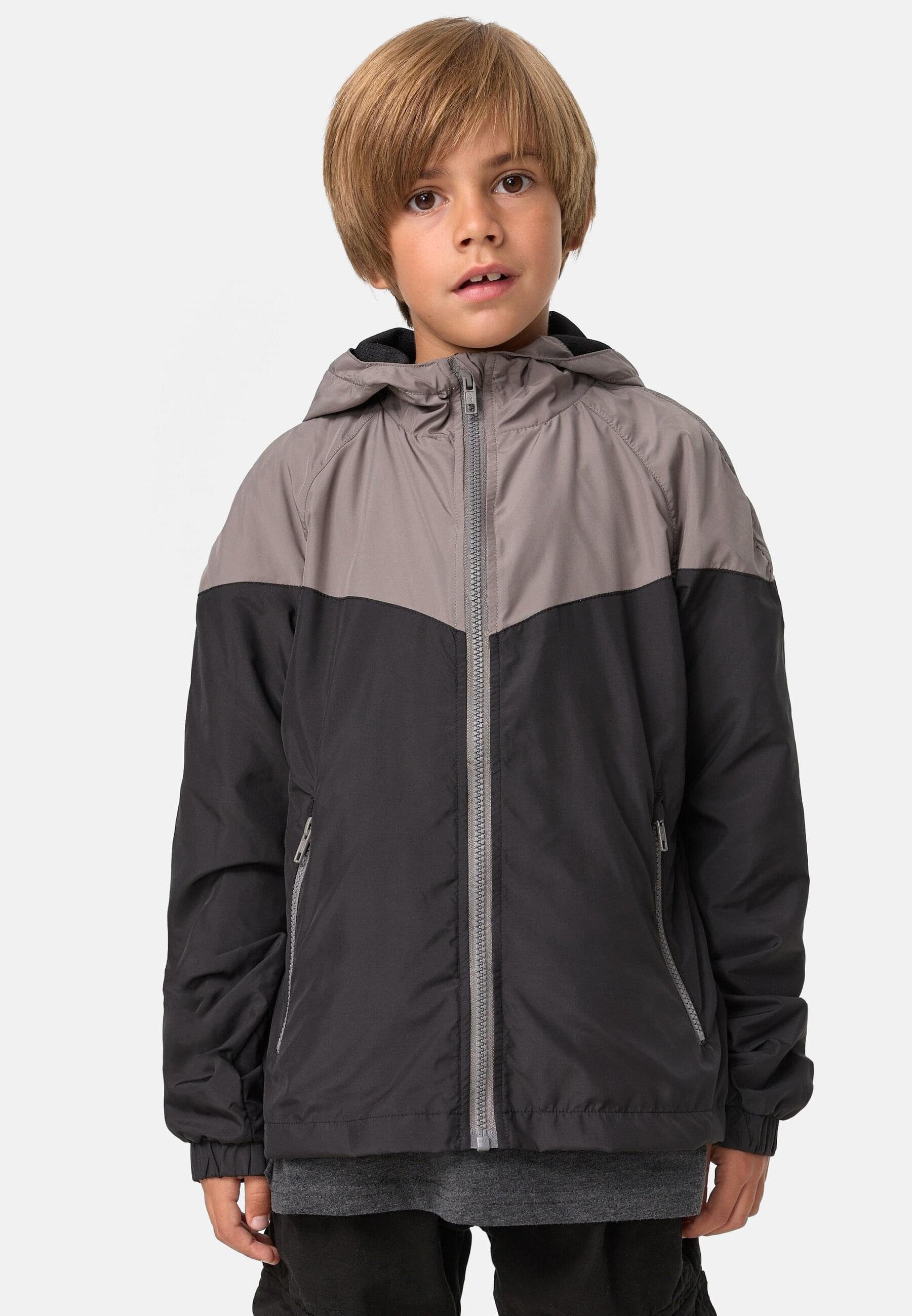 asphalt/black Windrunner Outdoorjacke 2-Tone Herren URBAN (1-St) Tech CLASSICS Boys