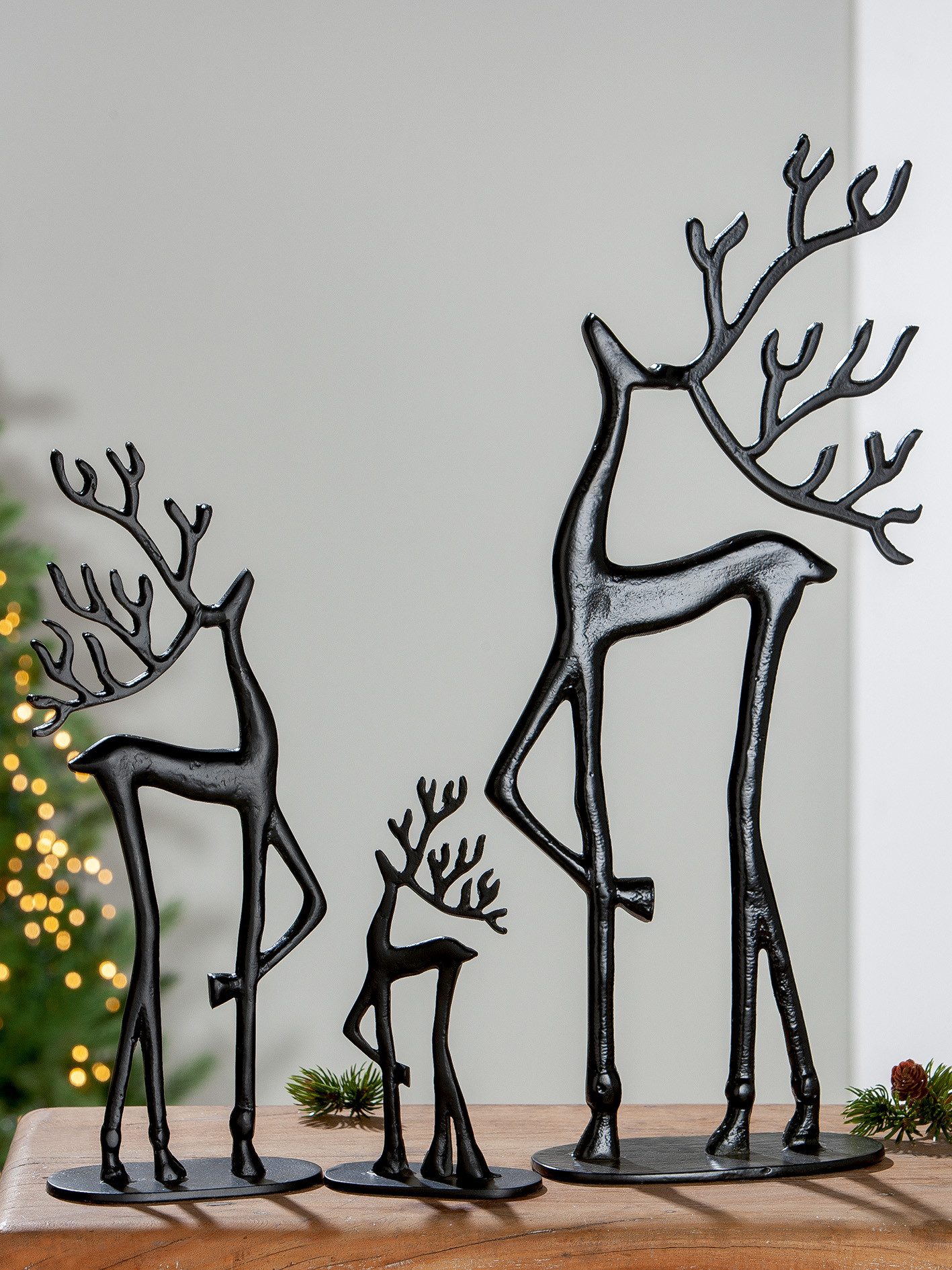 Tierfigur Standrelief "Rentier"