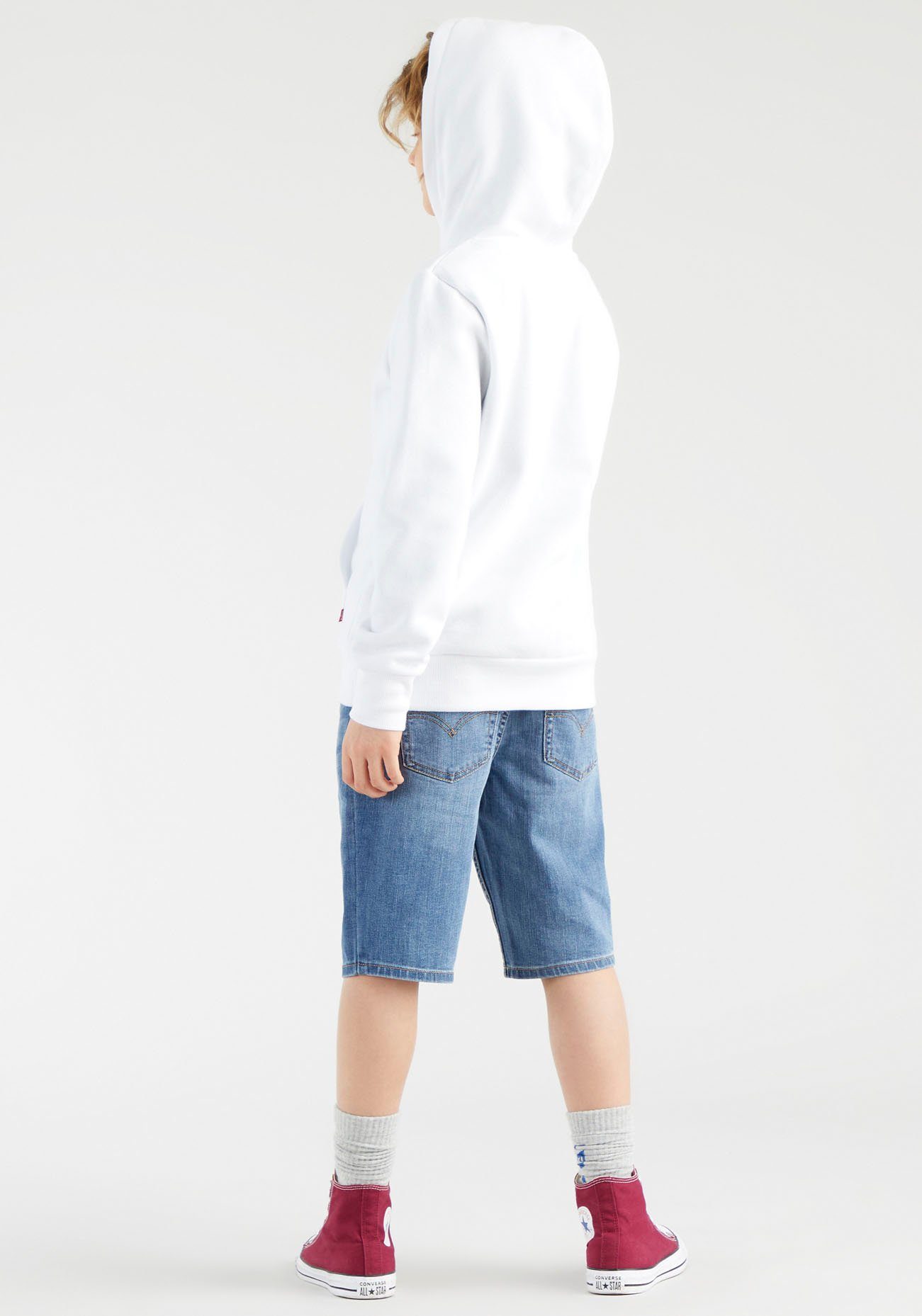 Levi's® Kids Kapuzensweatshirt for HOODIE white BOYS BATWING