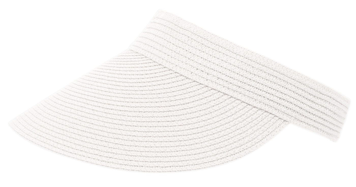 Visor Damen Visor Cap aus Papierstroh – Flexibler Sonnenschutz für Sommer