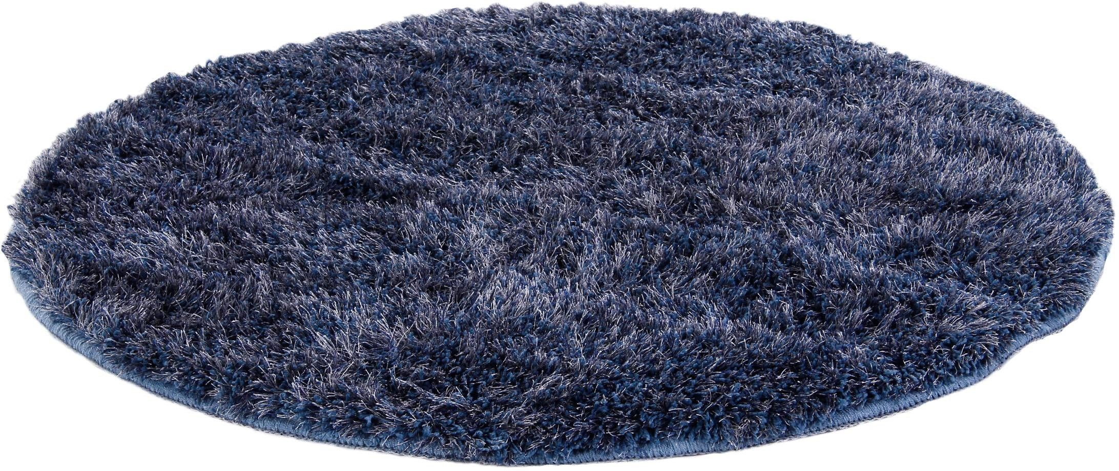 Barbara Becker Hochflor-Teppich Emotion, rund, Höhe: 40 mm, handgetuftet, Wohnzimmer