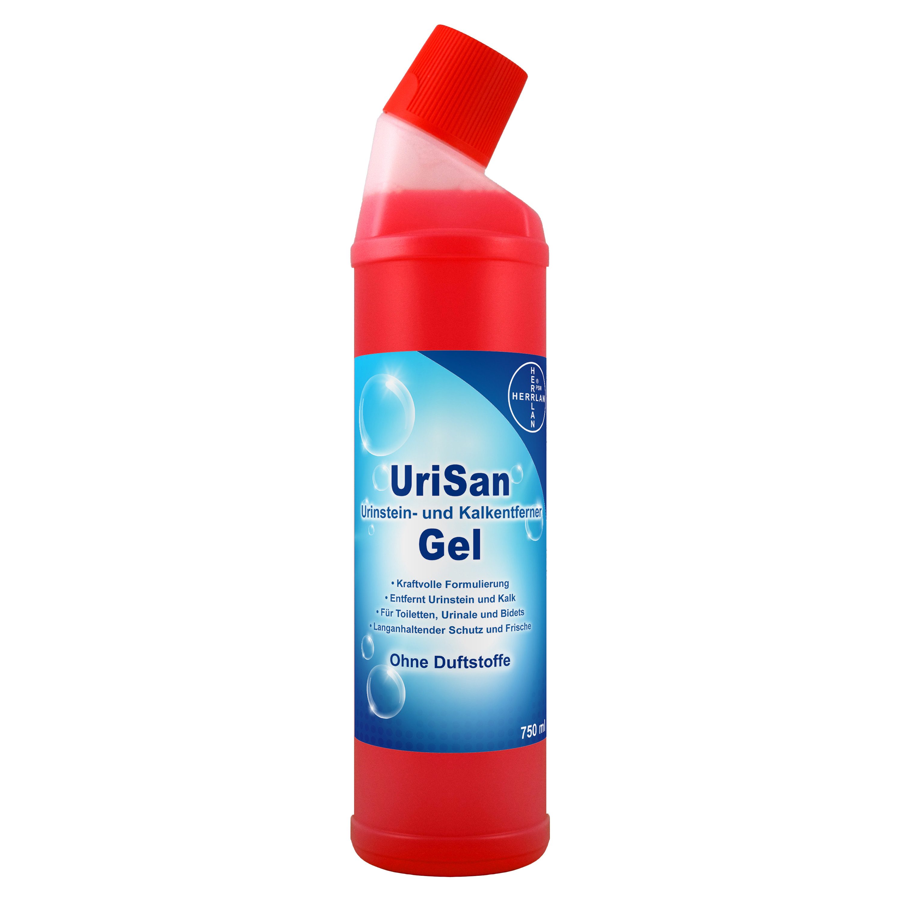 HERRLAN UriSan - Profi Urinsteinlöser (750 ml, [- EXTRA STARK - HERRLAN-Qualität I Made in Germany)