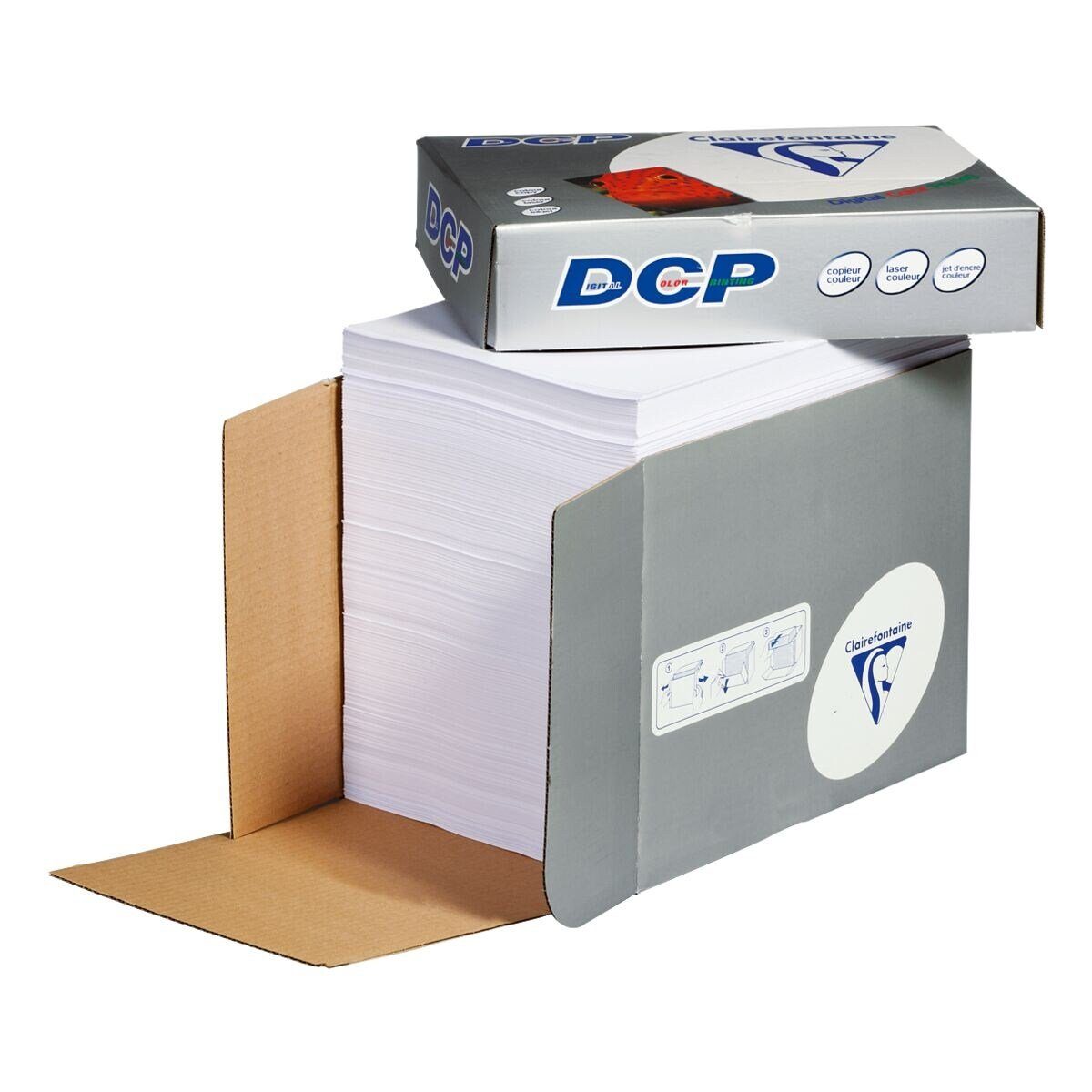 g/m², Format Blatt Farblaser-Druckerpapier 2.500 DIN 100 172 CLAIREFONTAINE DCP, CIE, A4,