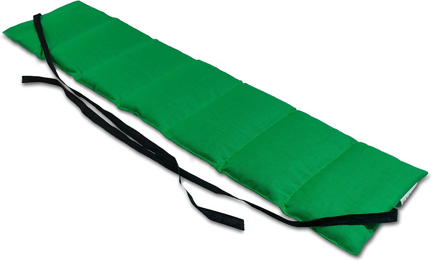 Giraffenland Kirschkernkissen Kirschkernkissen 7-Kammer mit Band 65x15cm – Wärmekissen Körnerkissen, Wärmekissen Mikrowelle/Backofen, Kältekissen Kühlschrank/Gefriertruhe