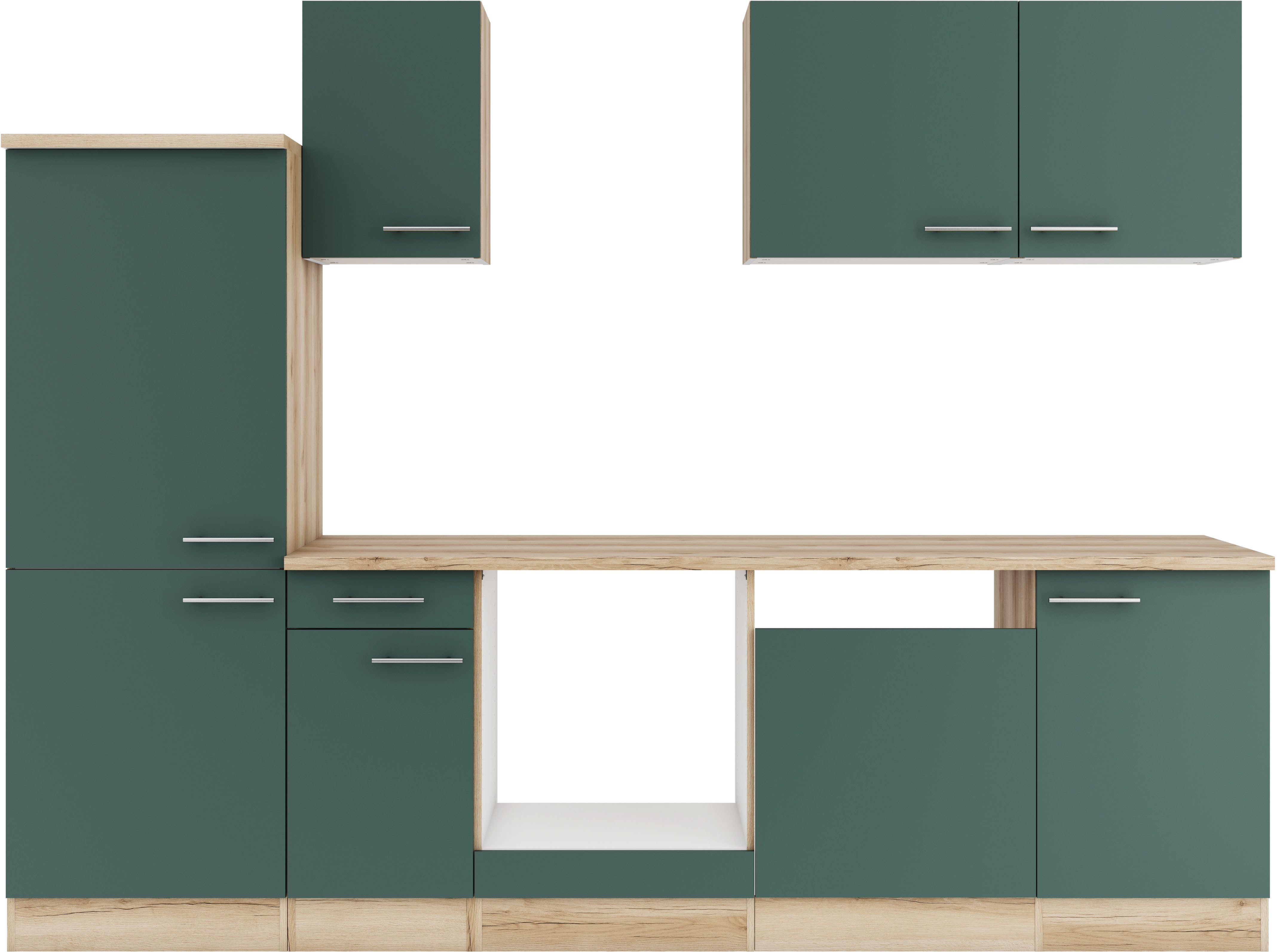 OPTIFIT Küche Bella, Breite 210 cm, wahlweise mit E-Geräten