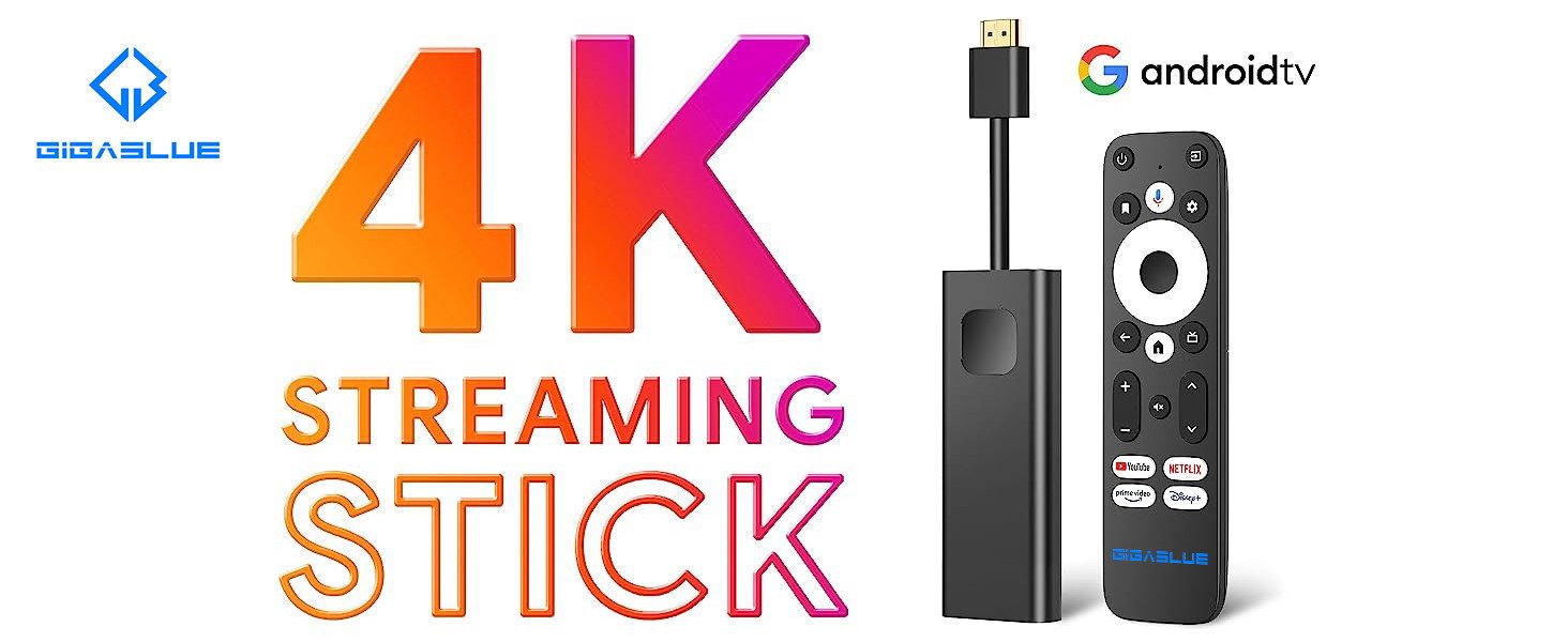 Gigablue Android14 Giga TV Stick 4K PRO HDR60Hz / HDMI2.1 SAT-Receiver