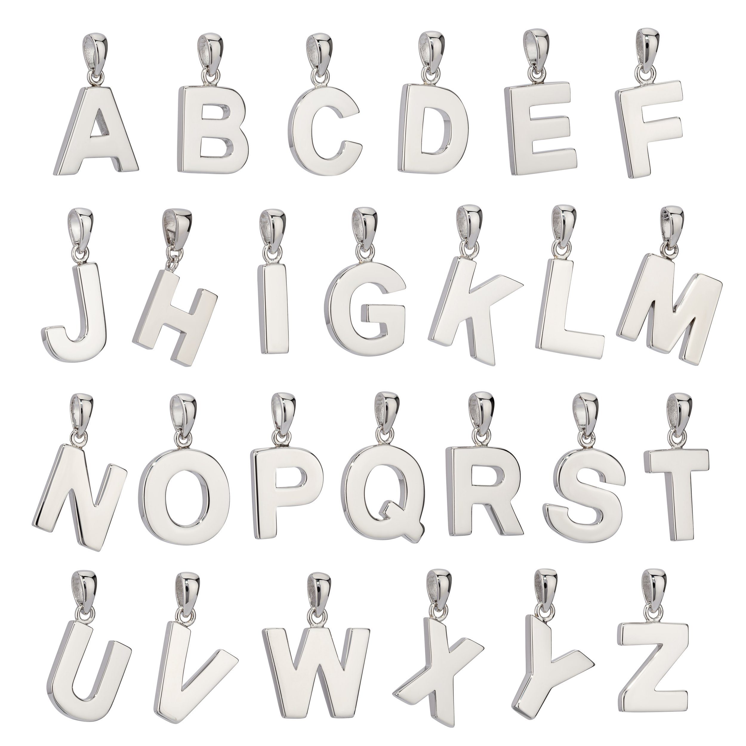 NKlaus Kettenanhänger 12x10mm Kettenanhänger Buchstabe P günstig online kaufen