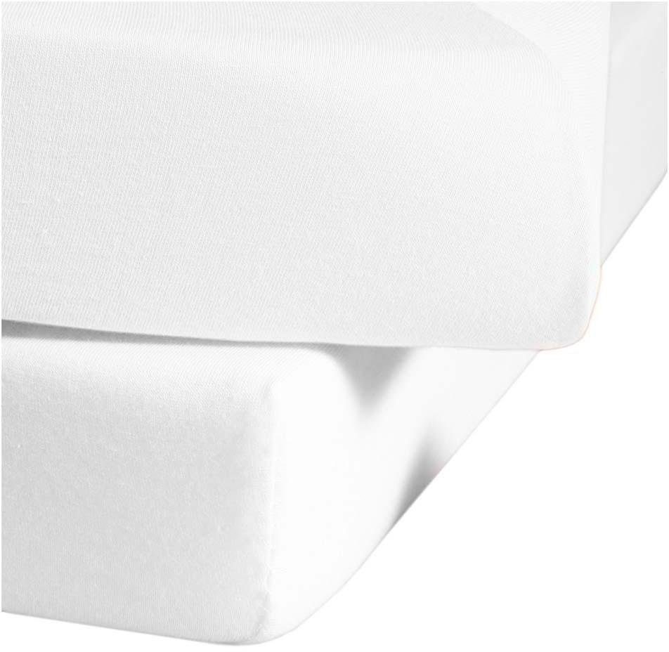 fleuresse Spannbettlaken Jenny C aus feinfädigem Mako-Jersey, Mako-Jersey, Gummizug: rundum, (1 Stück), für Matratzen bis 23 cm Höhe – Bild 2 von 5