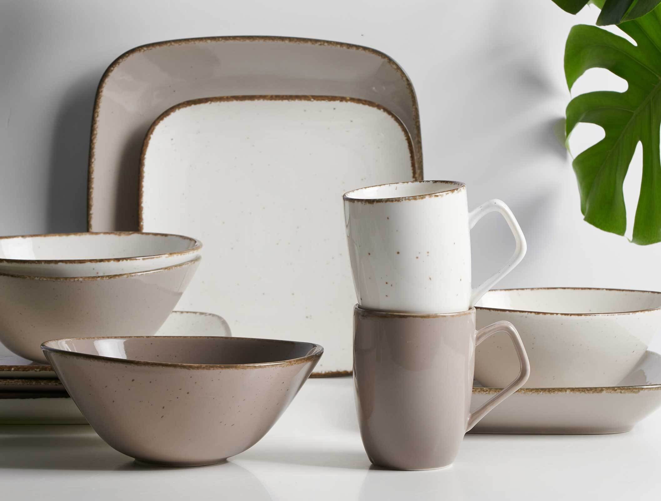 Ritzenhoff & Breker Speiseteller Casa Speiseteller ø 27 cm 3er Set, (3 St)