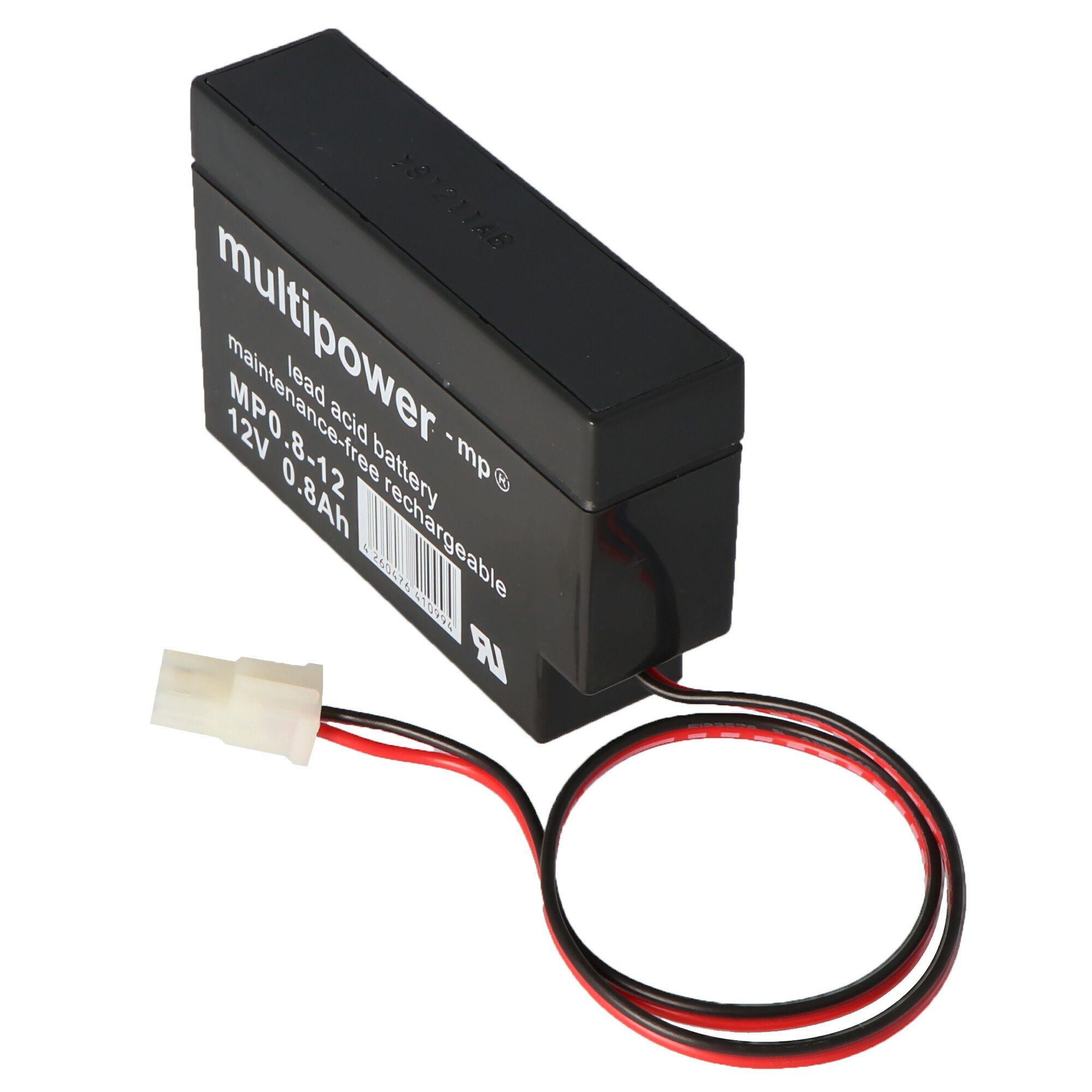 Fiamm Fiamm FG20086 Blei Akku mit Kabel und AMP Stecker 800mAh, nicht mehr Akku 800 mAh (12,0 V)