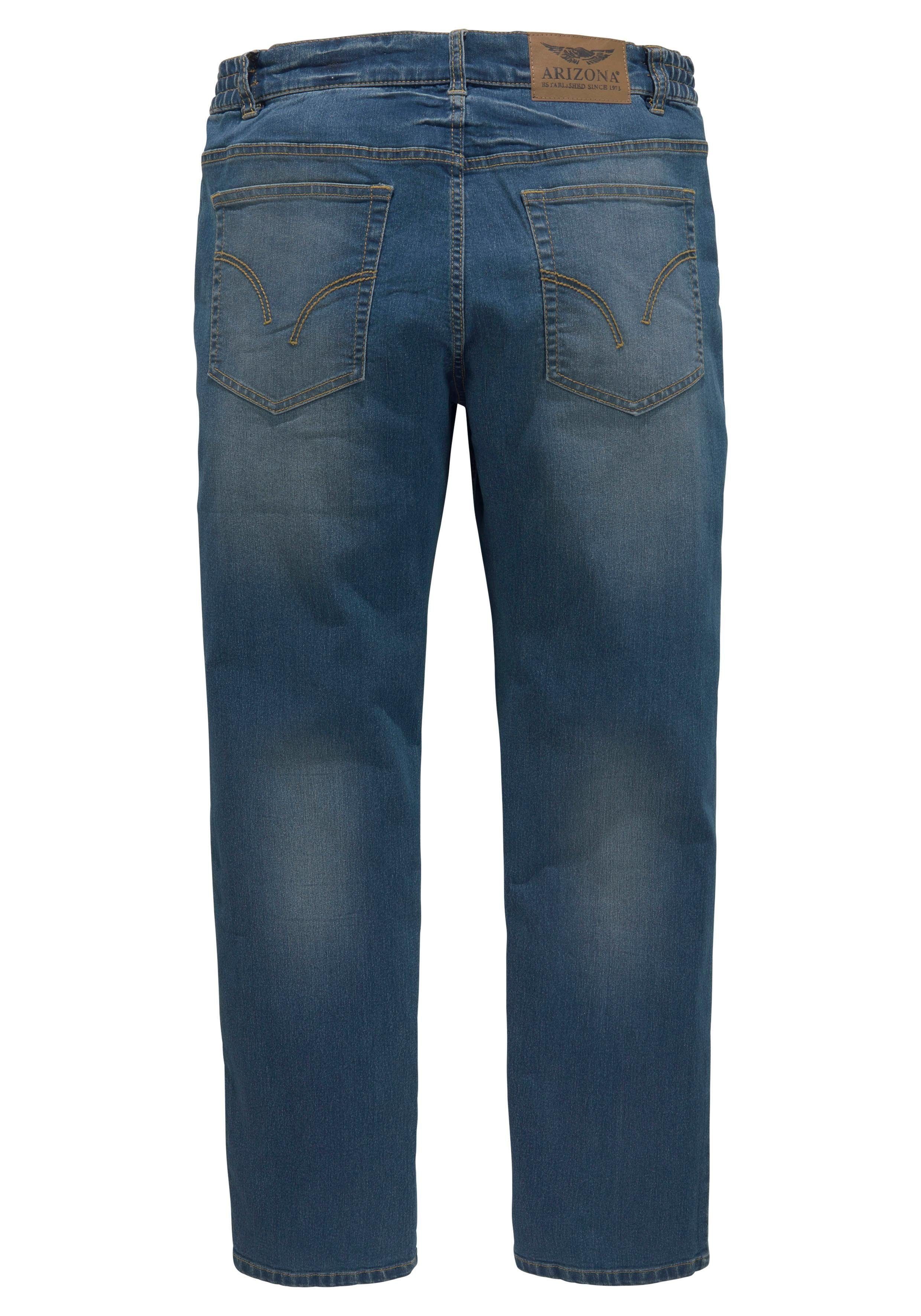 Arizona Dehnbund-Jeans Paul elastischer Dehnbund, Comfort-Fit, gerader Beinschnitt