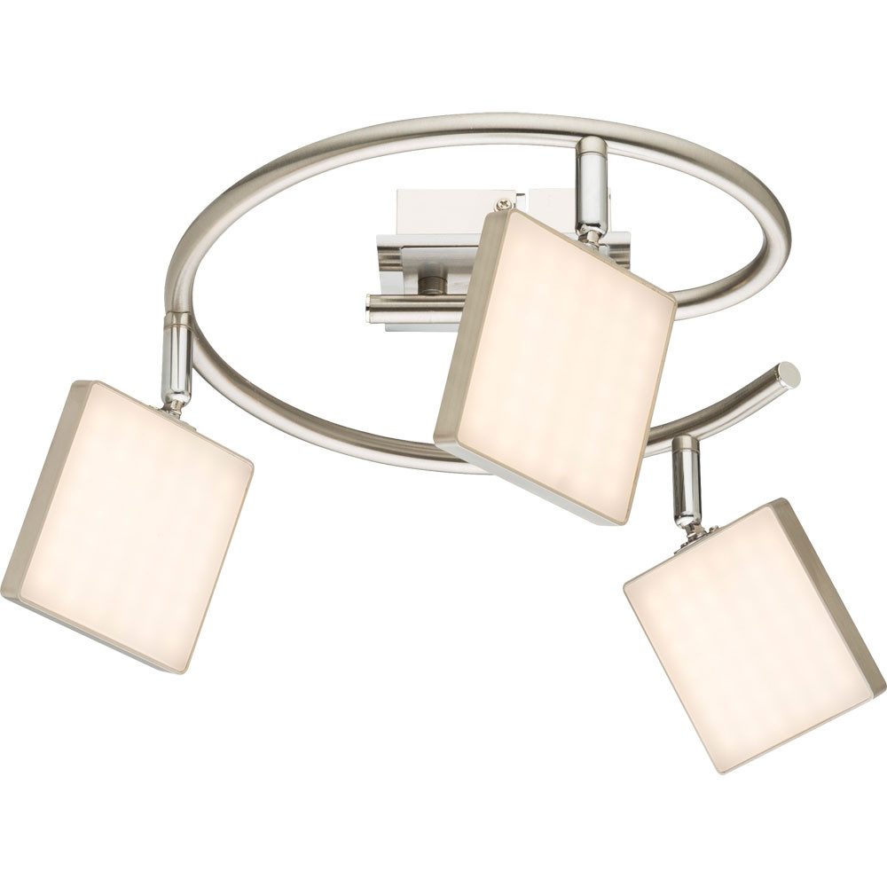 GLOBO LIGHTING LED Deckenleuchte, LED-Leuchtmittel fest verbaut, Warmweiß, Deckenleuchte Spotrondell dimmbar Deckenlampe 3