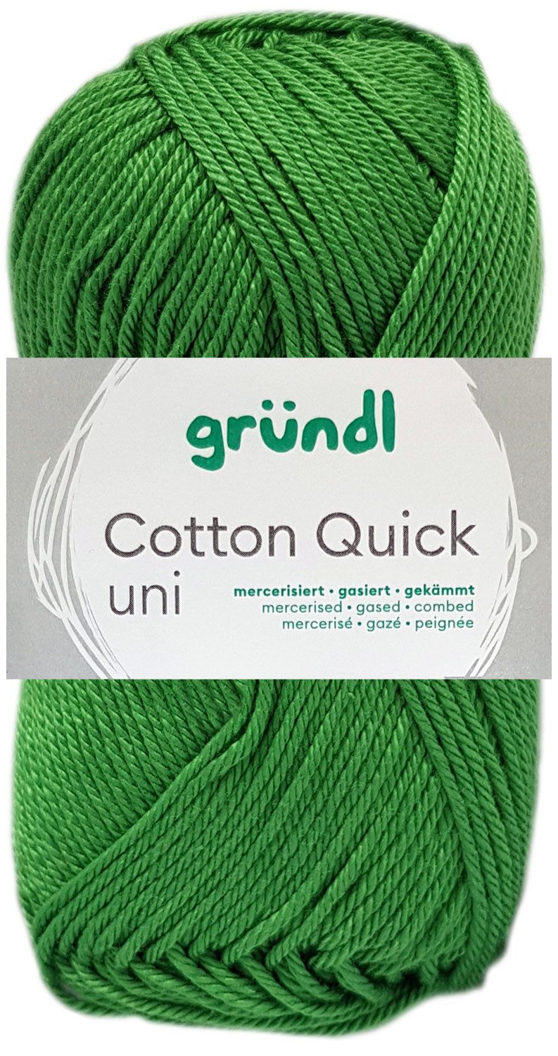 Gründl 50 Gramm Gründl Cotton Quick Uni Farbauswahl Häkelwolle