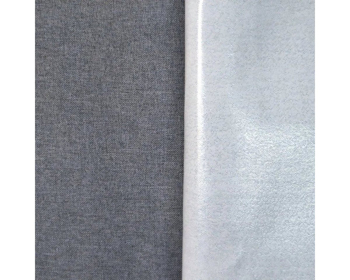 Thumbnail - Stofferia Stoff Outdoorstoff Wasserdicht Magic Melange Grau, Breite 140 cm, Meterware
