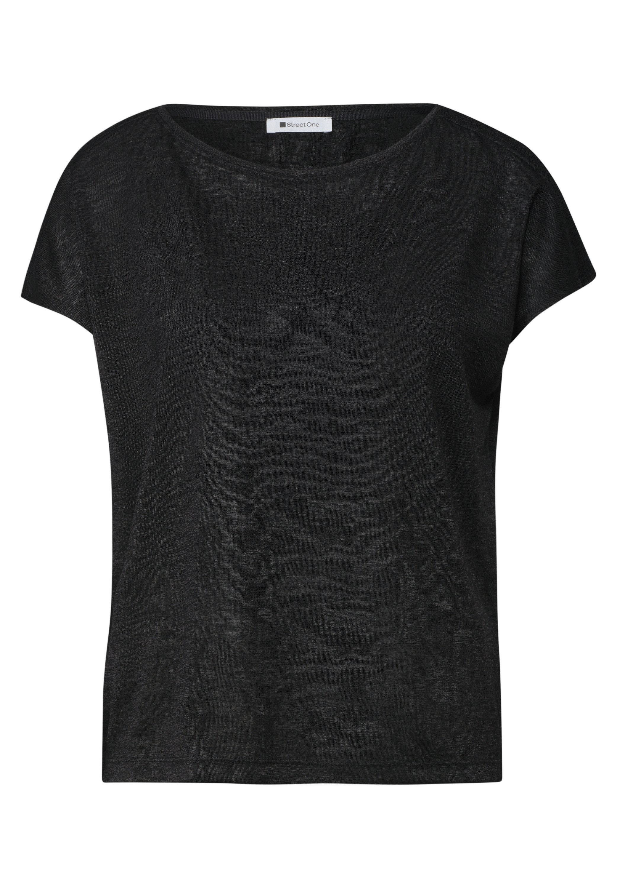 STREET ONE T-Shirt aus softem Materialmix – Bild 4 von 5