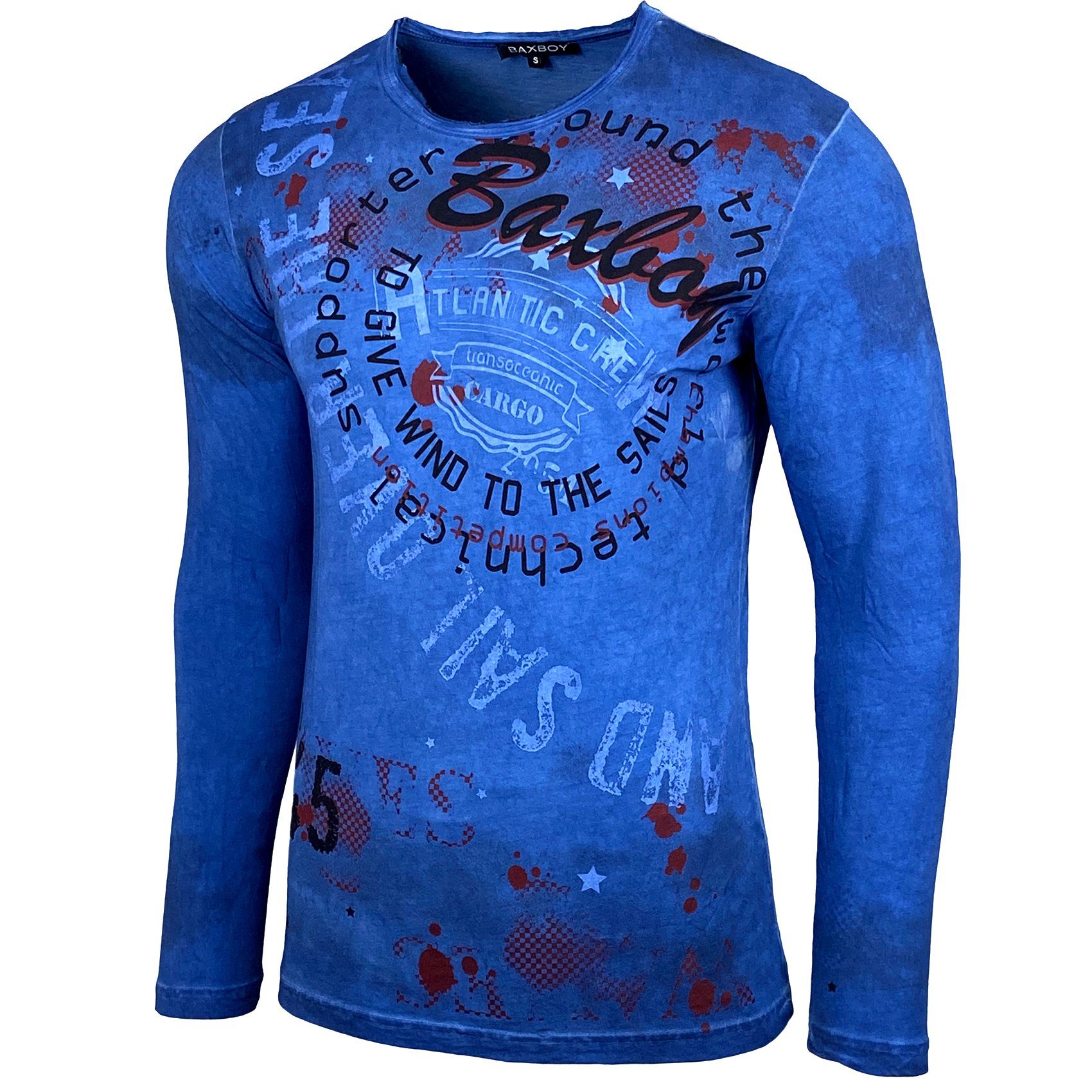 Baxboy Longshirt Baxboy Herren Longsleeve T-Shirt günstig online kaufen
