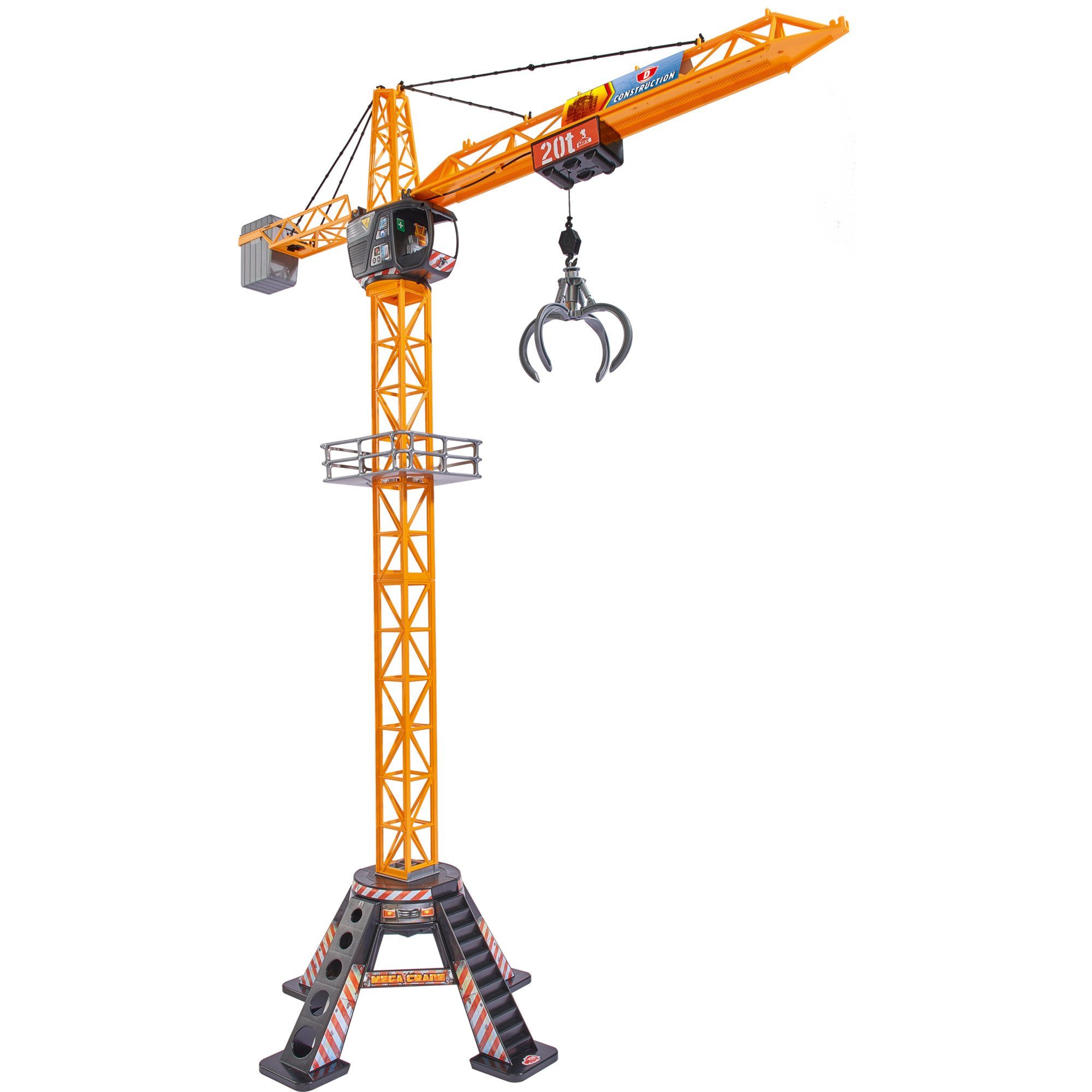 Dickie Toys Spielzeug-LKW Dickie Mega Crane, Spielfahrzeug