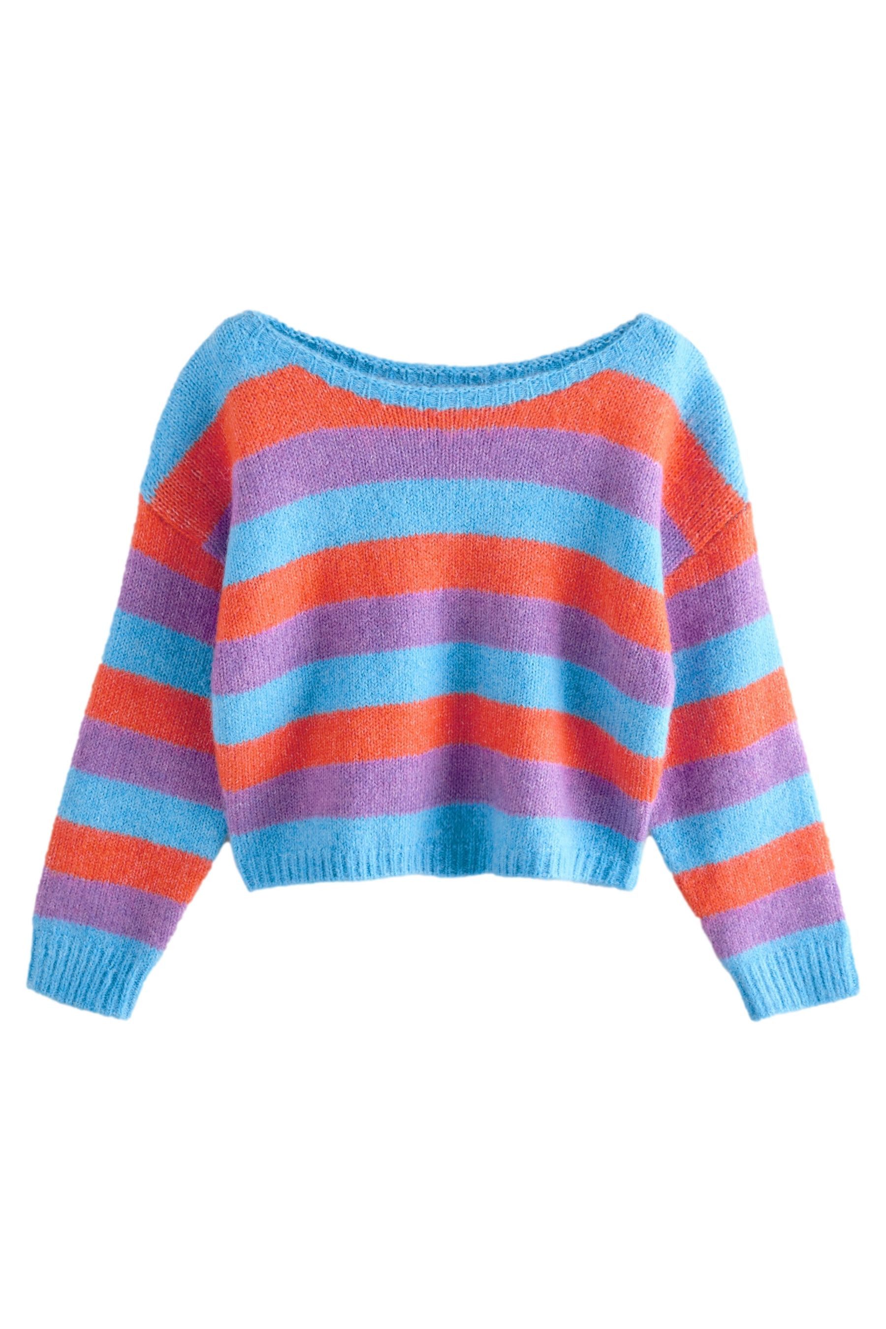 Next Carmenpullover Weicher schulterfreier Strickpullover mit günstig online kaufen