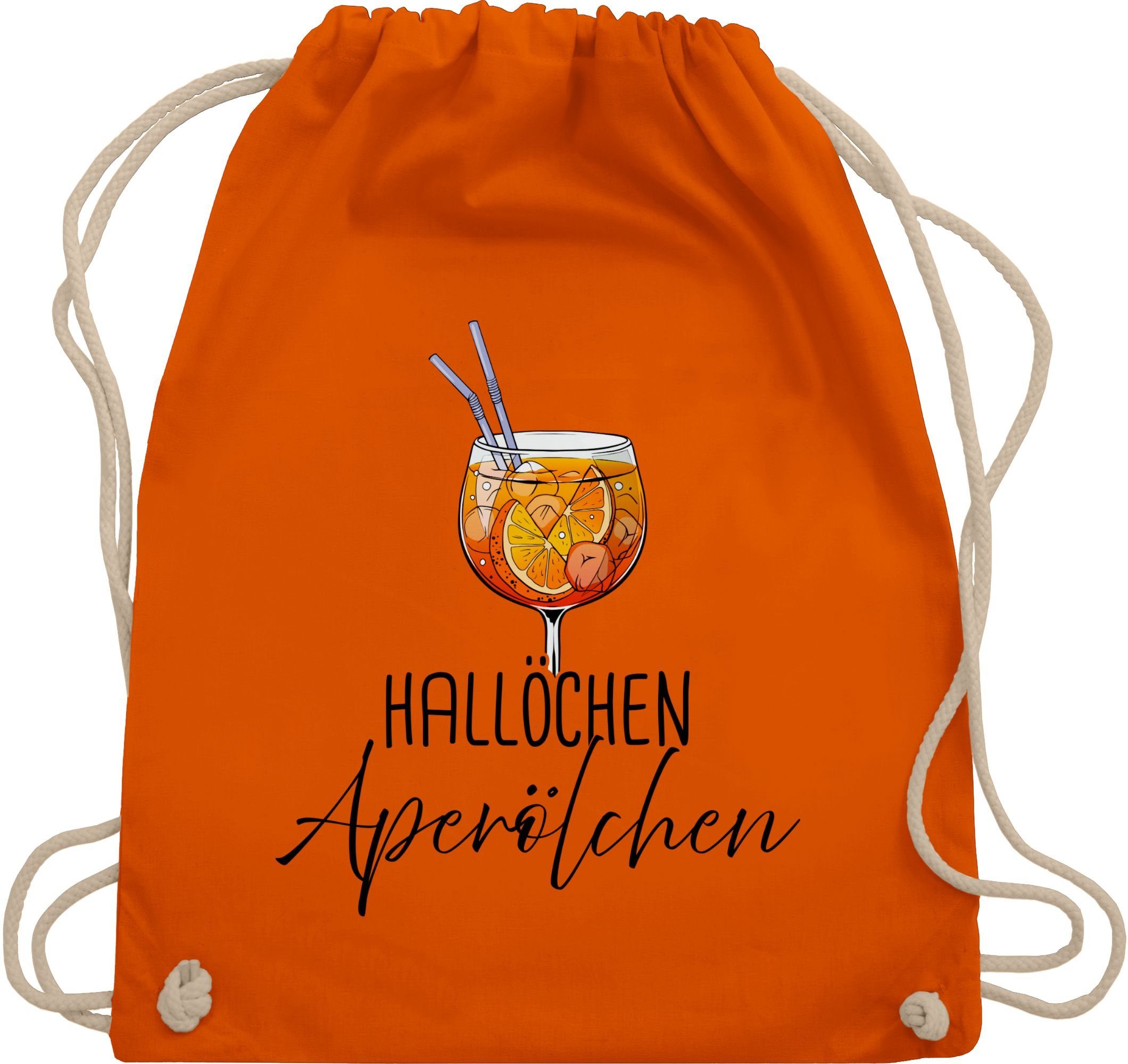 Shirtracer Turnbeutel Hallöchen Aperölchen I Aperol günstig online kaufen