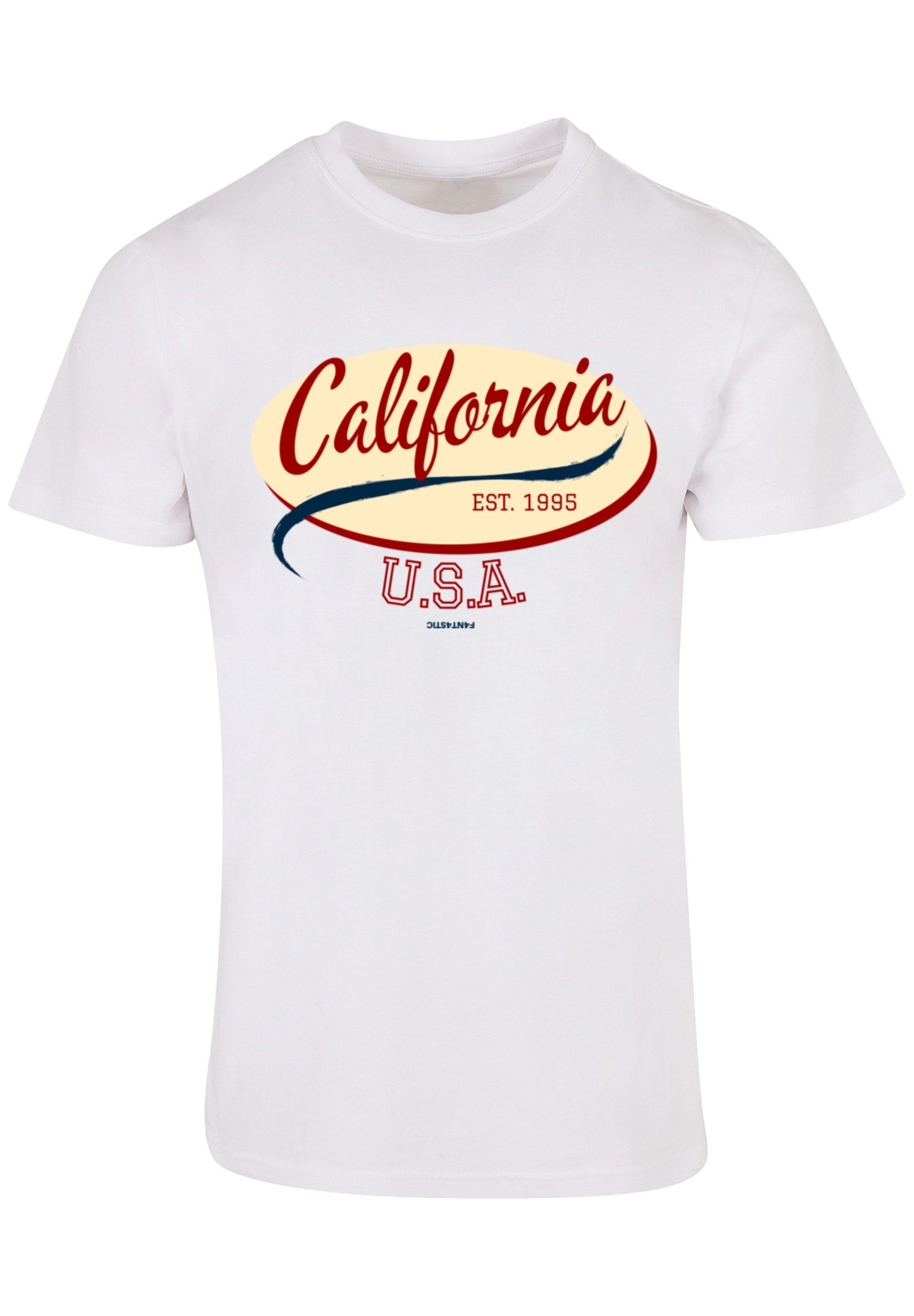 F4NT4STIC California weiß T-Shirt UNISEX TEE