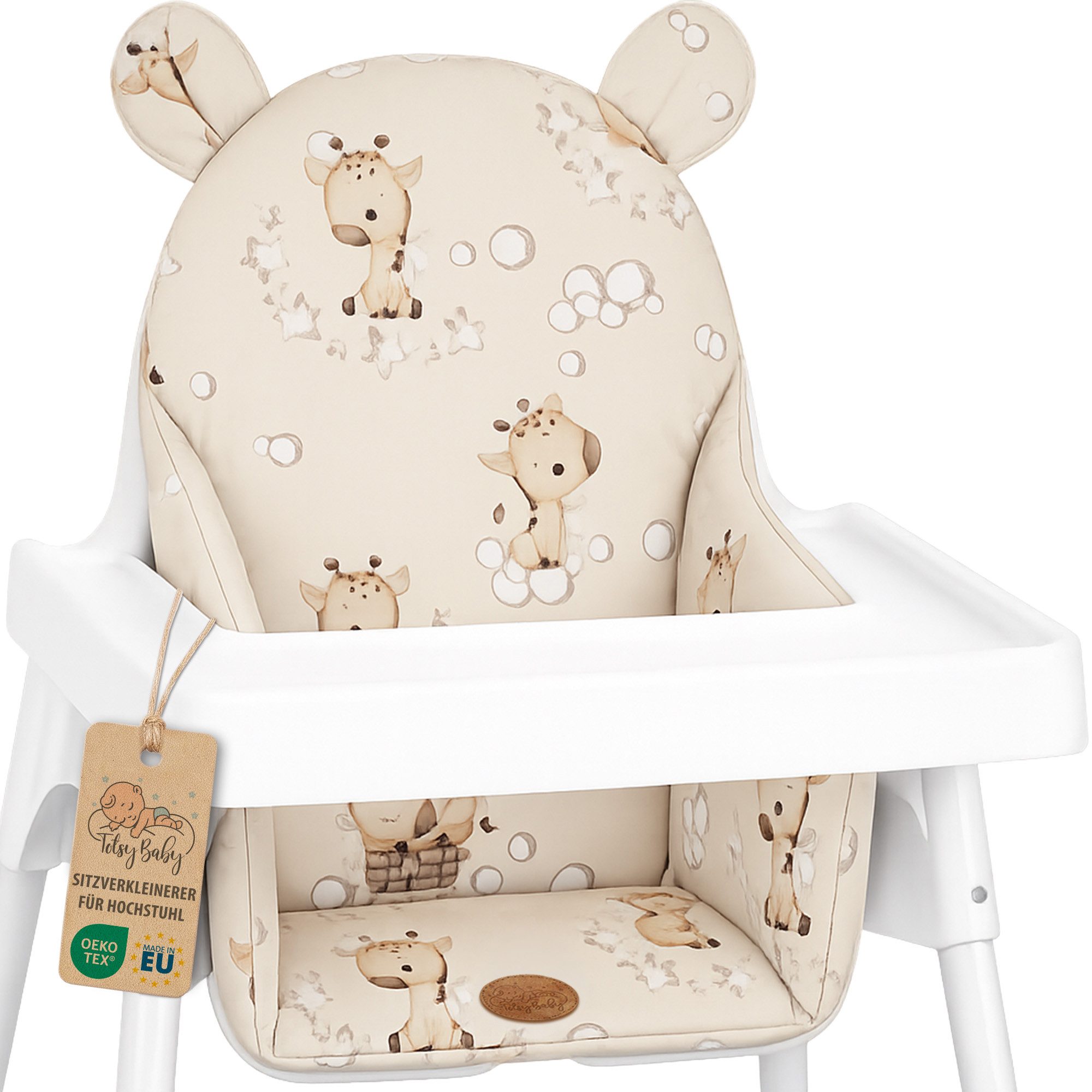 Totsy Baby Sitzverkleinerer Sitzkissen Hochstuhl faltbar – Sitzverkleinerer für Ikea Antilop