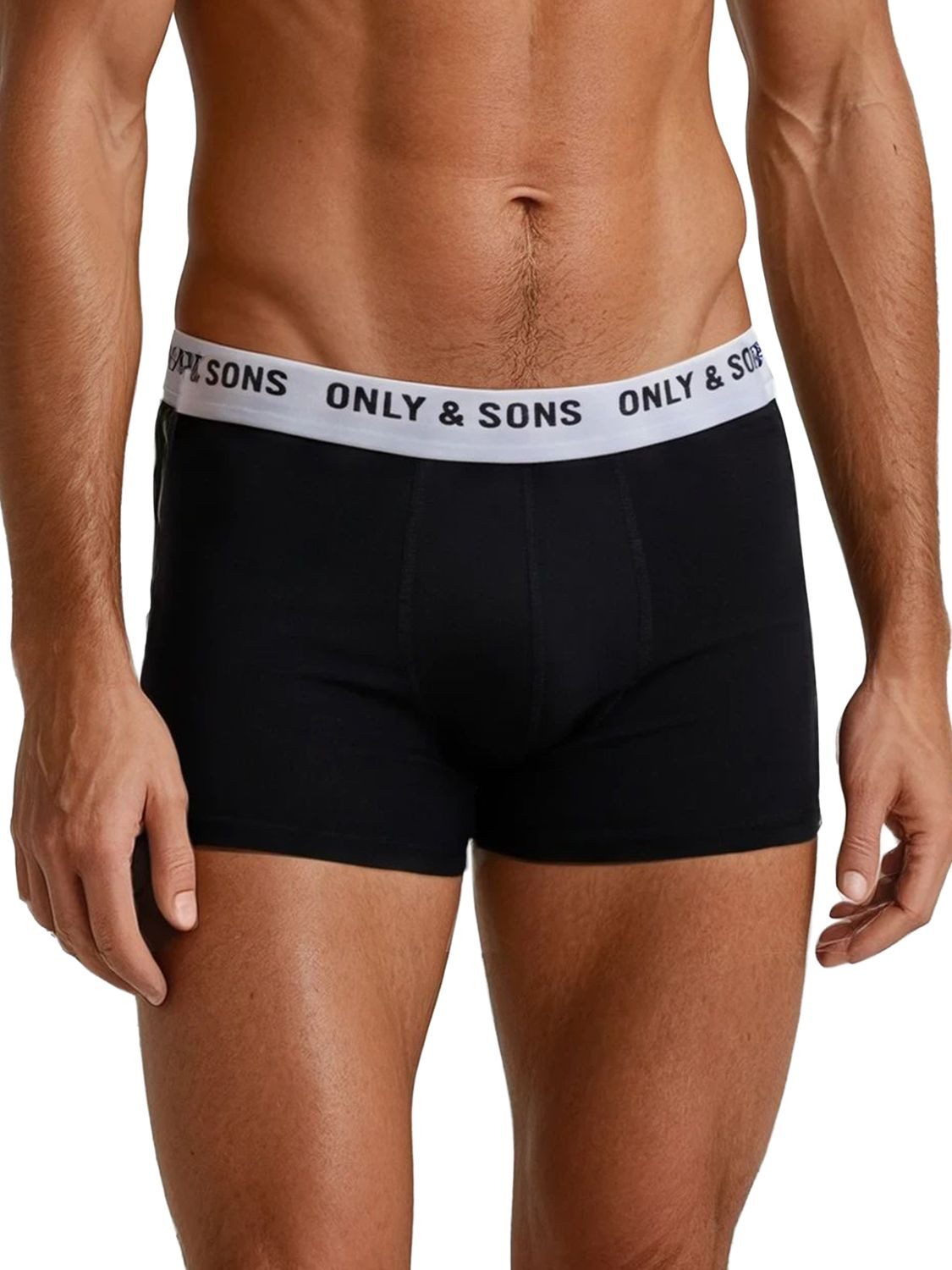 ONLY & SONS Boxershorts Herren Retroshorts ONSSCOTT 8 PACK Regular Fit (Vorteilspack, 1-St) Unterhosen mit Stretch
